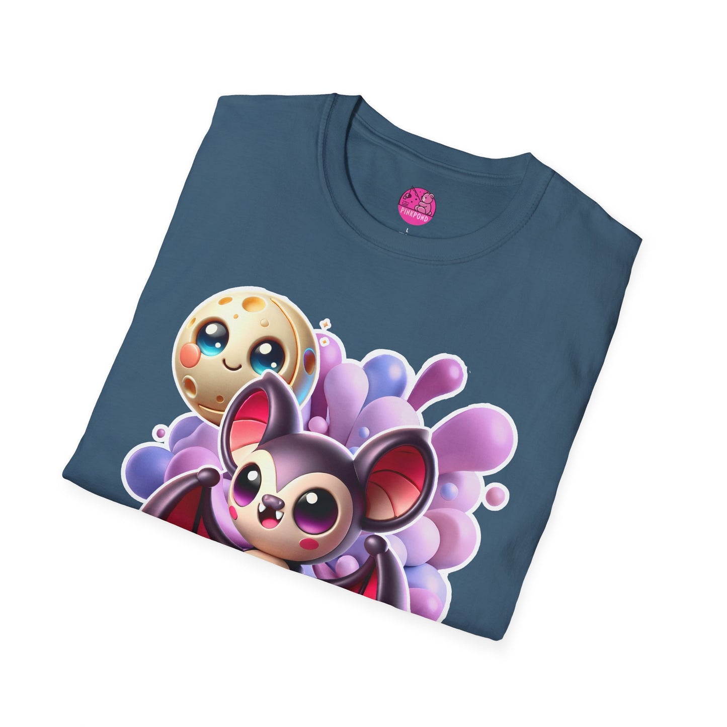 Viktor the Vampire Bat T-Shirt - Cute & Spooky Unisex Tee for Halloween Lovers