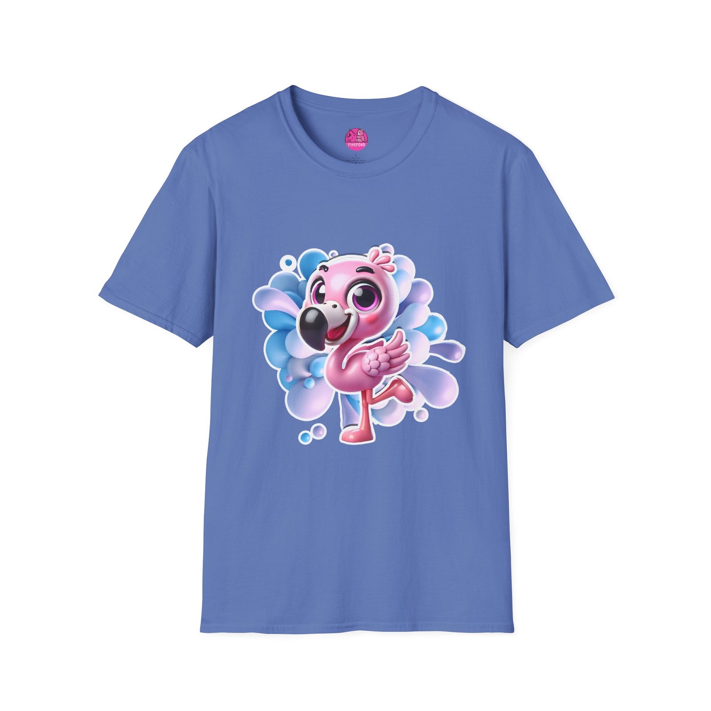 Fun and Colourful Fernando the Flamingo Unisex T-shirt
