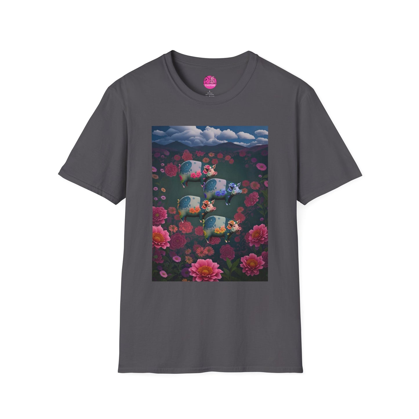 Graphic Tee Floral Flight – Unisex Softstyle T-Shirt