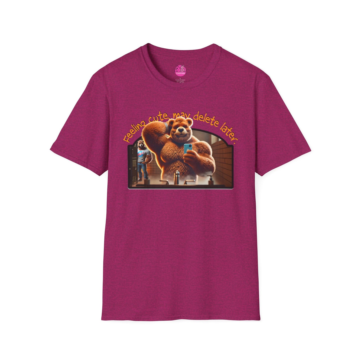 Feeling Cute Bear Selfie T-Shirt