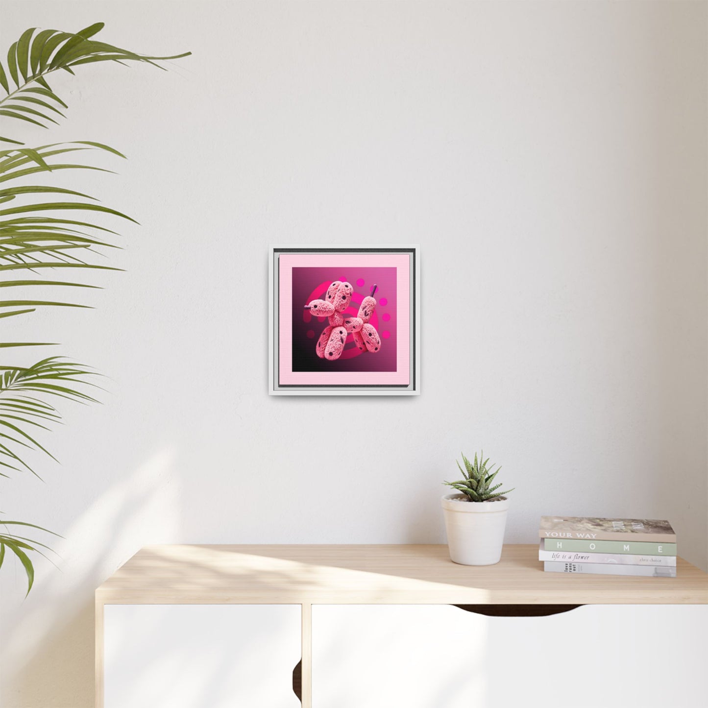 Canvas Art Print - Furry Balloon Dog