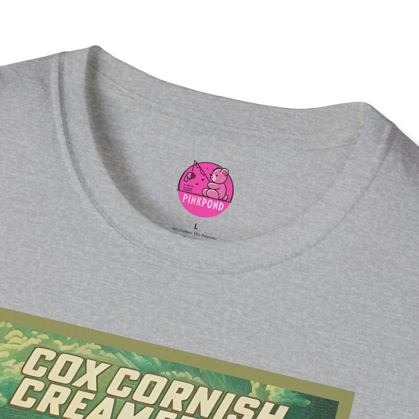 Saucy Vintage Ice Cream T-Shirt - Cox Cornish Creameries Design