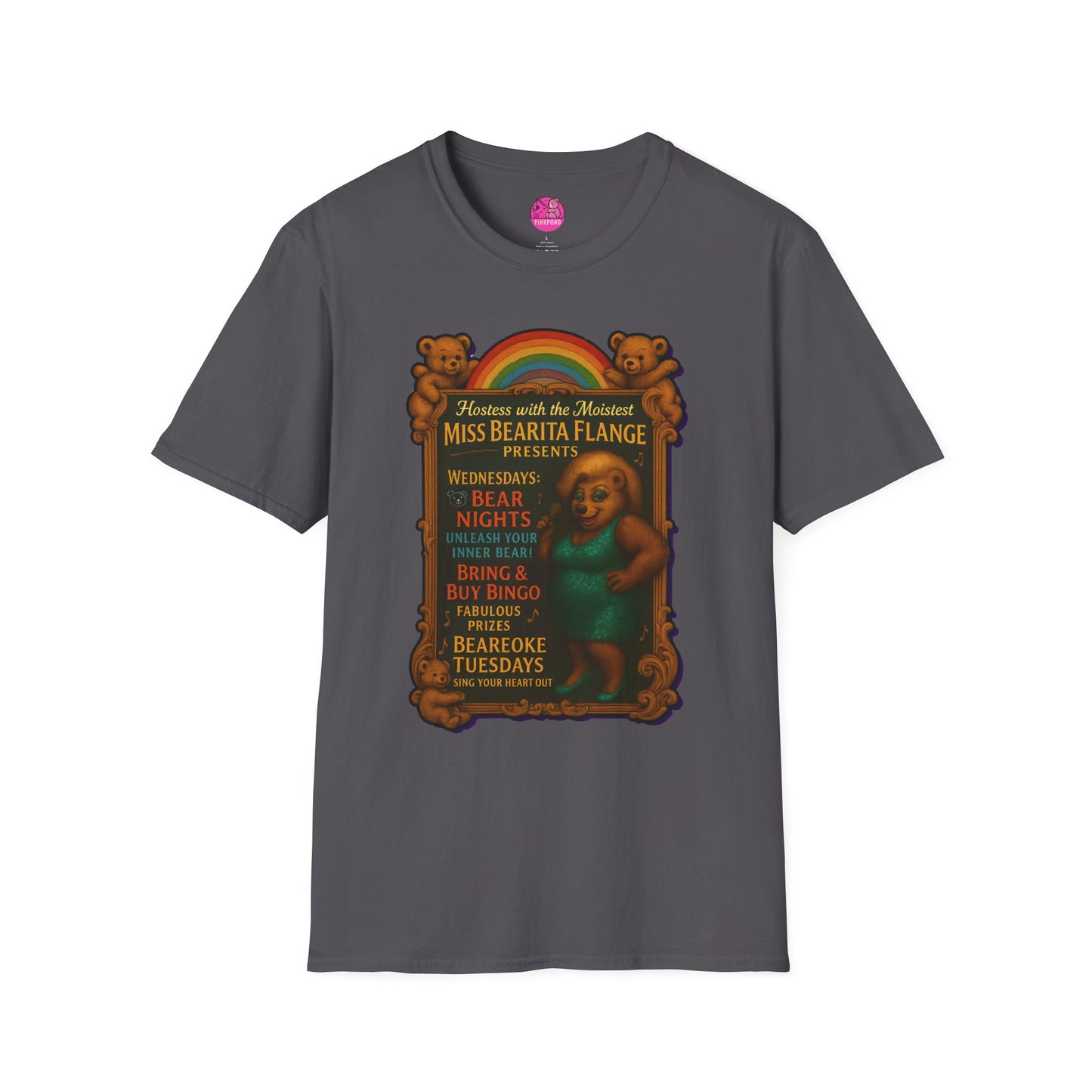 Bearita Flange Presents - camp drag bear tee