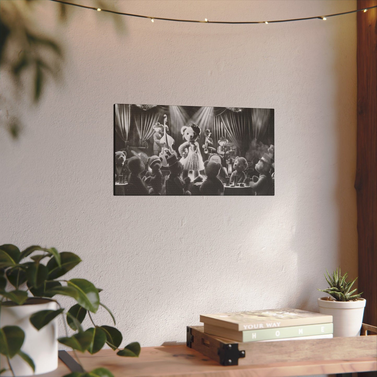 Delilah and the Bear Bottom Band by Andrew McCarter - Giclée Print Canvas
