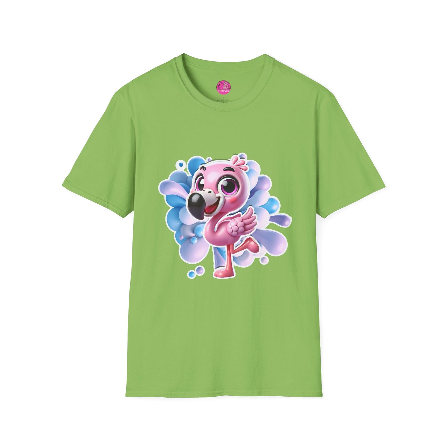 Fun and Colourful Fernando the Flamingo Unisex T-shirt