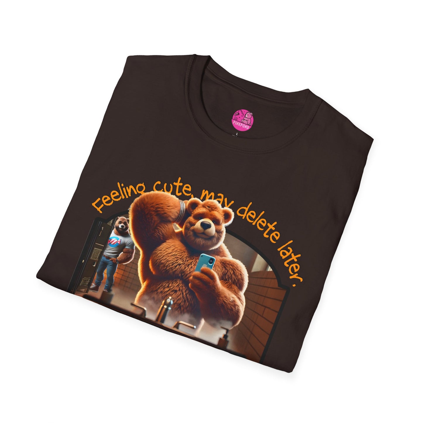 Feeling Cute Bear Selfie T-Shirt
