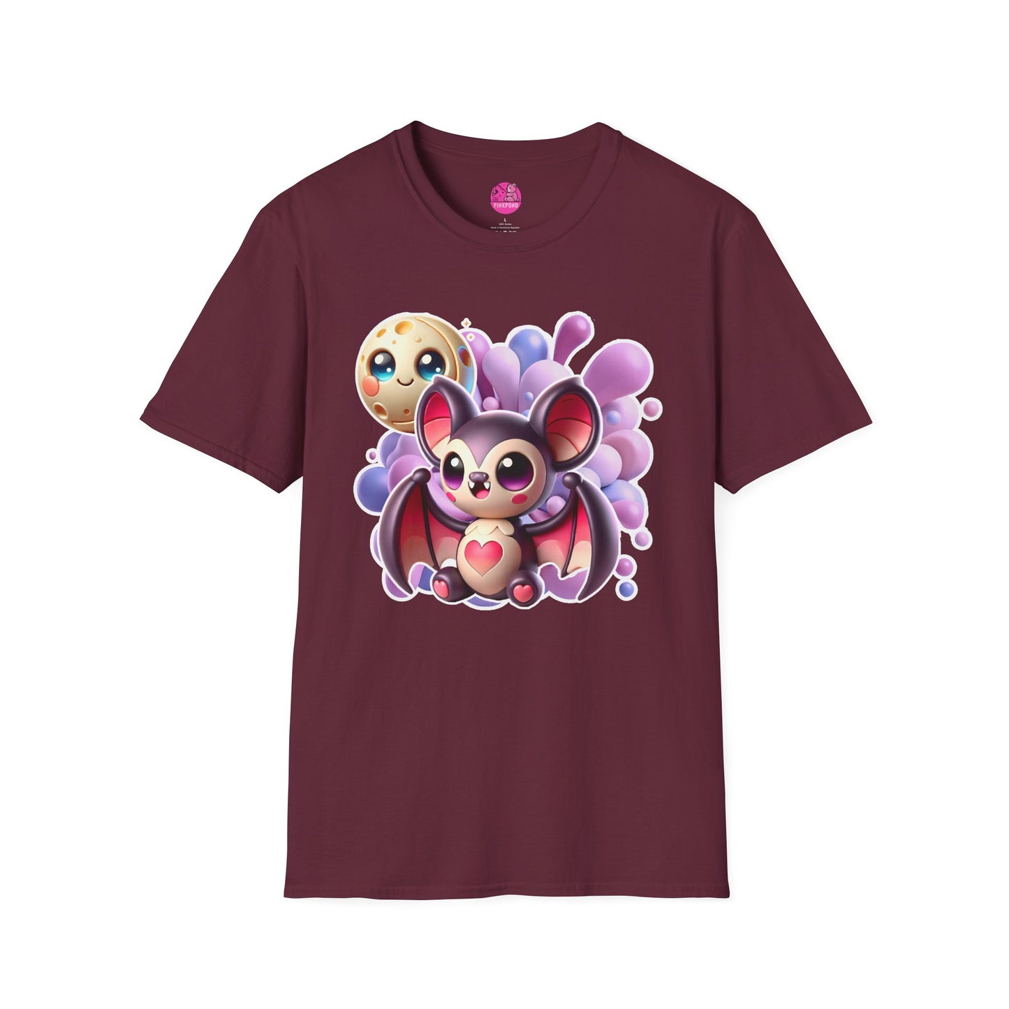Viktor the Vampire Bat T-Shirt - Cute & Spooky Unisex Tee for Halloween Lovers