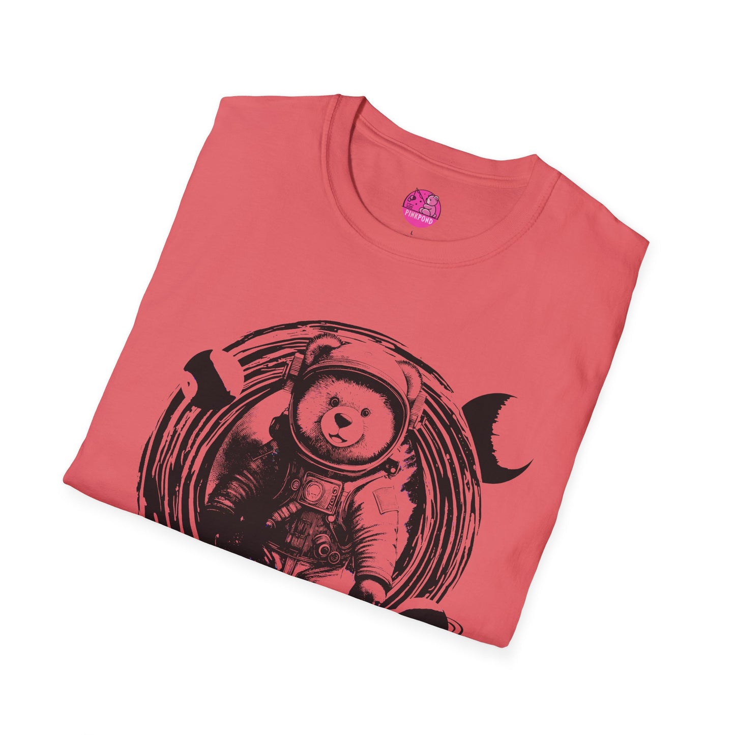 Galactic Explorer Cosmobear T-Shirt - Unisex Softstyle