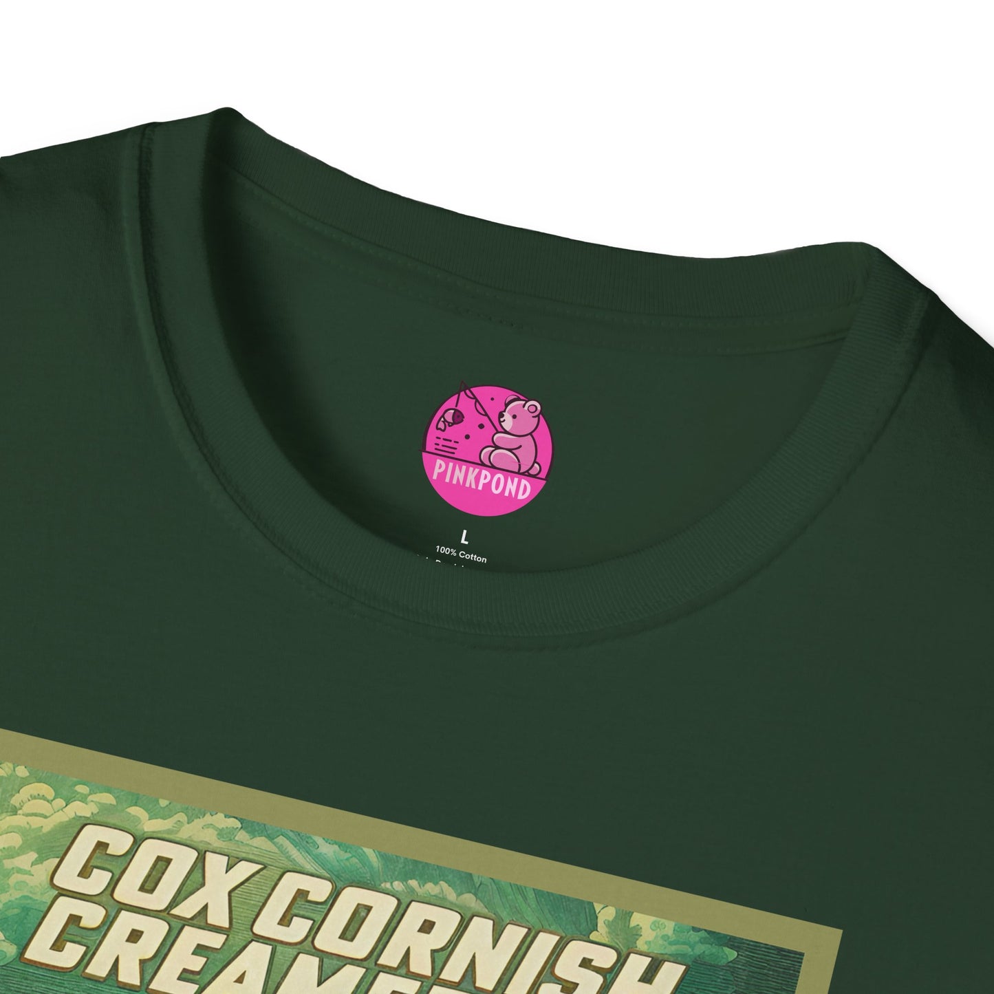 Saucy Vintage Ice Cream T-Shirt - Cox Cornish Creameries Design