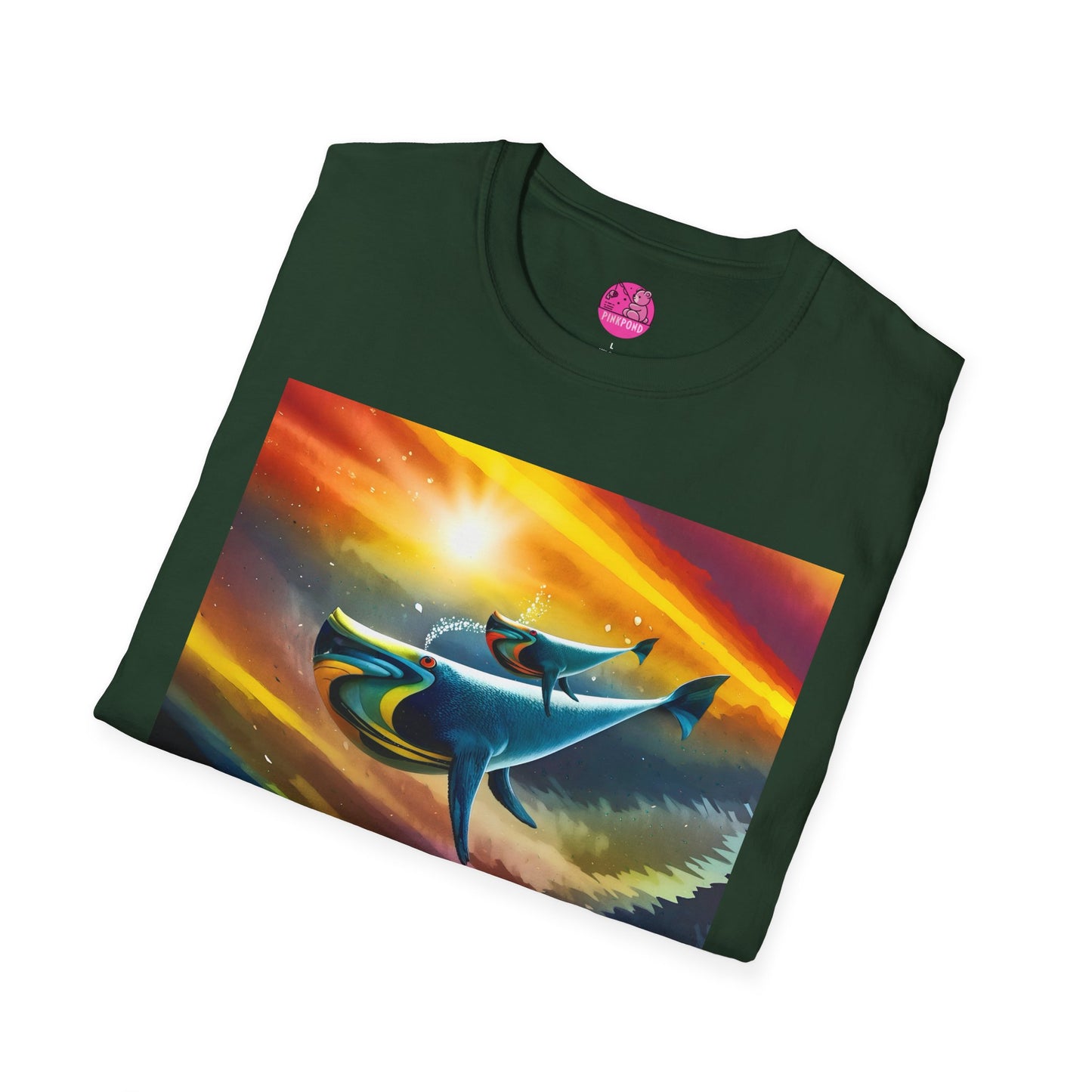 Celestial Whale Adventure T-Shirt