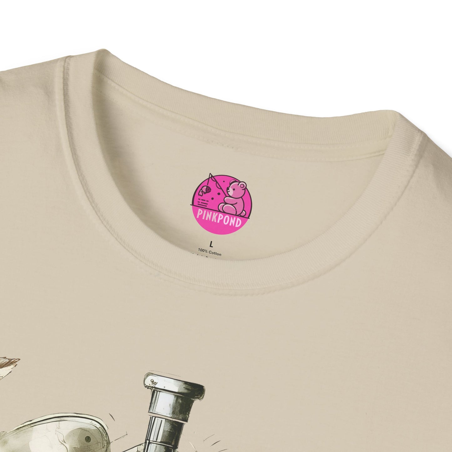 Steampunk T-Shirt 'Breathe In, Wind Up' PinkPond Tee