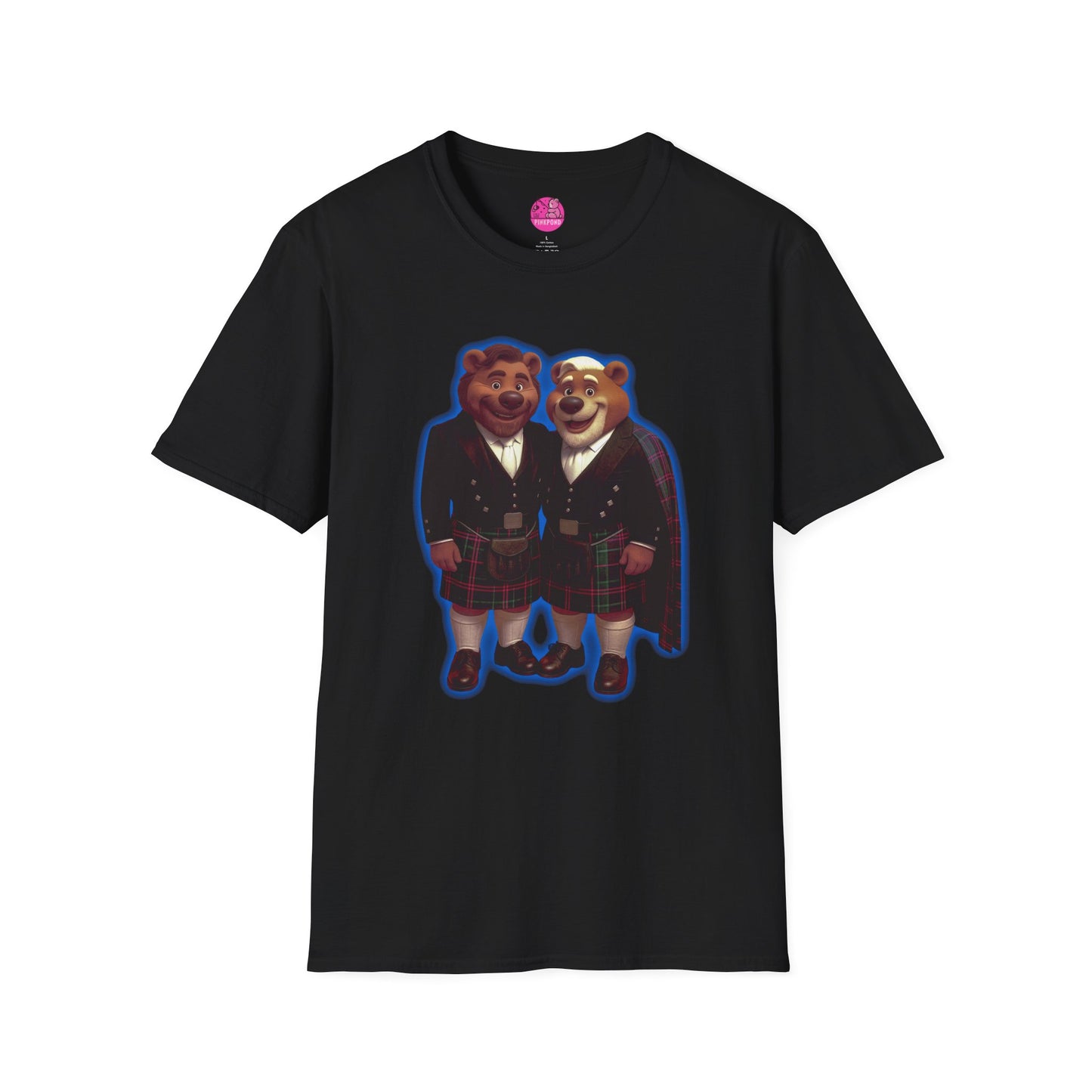 The Happy Bear Couple T-Shirt - Cheeky Edition, Love and Laughter Apparel