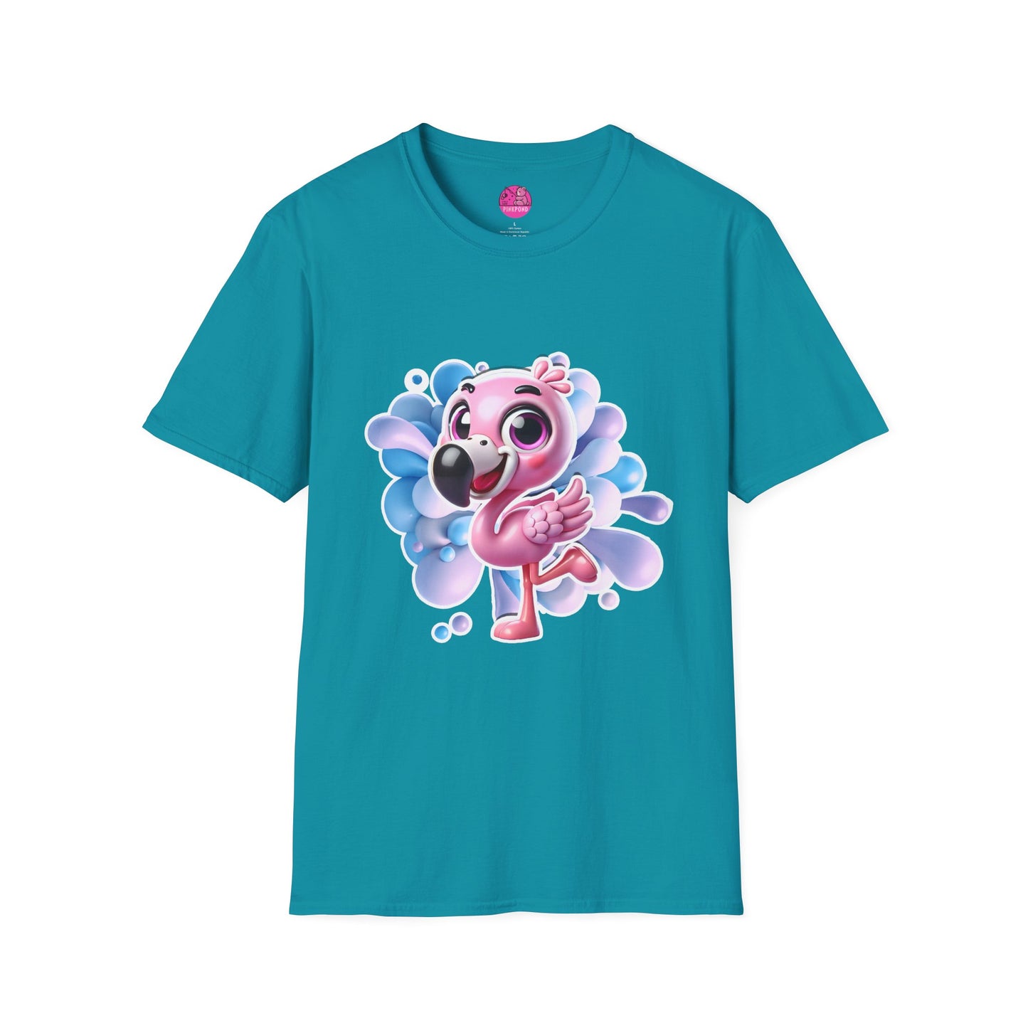 Fun and Colourful Fernando the Flamingo Unisex T-shirt