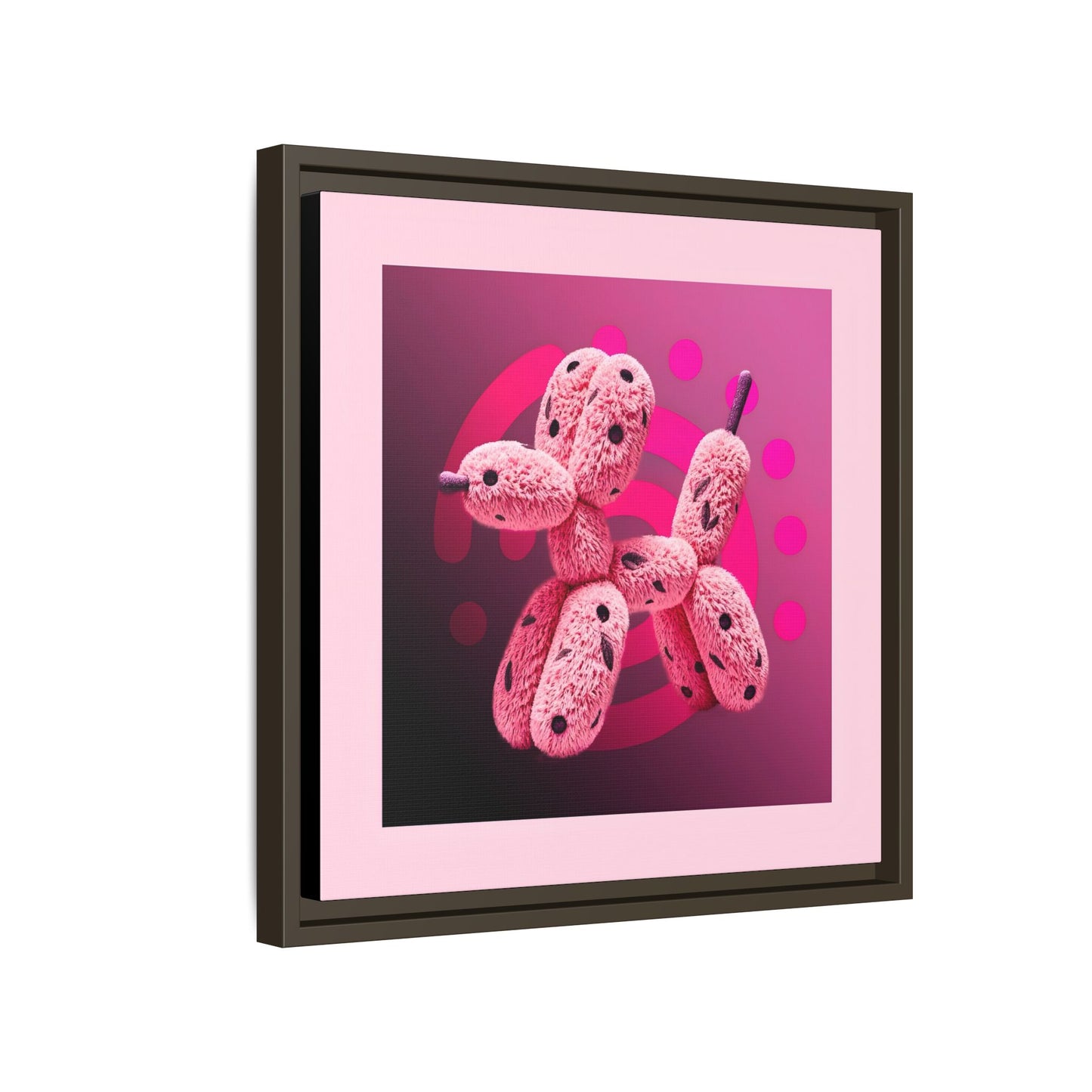 Canvas Art Print - Furry Balloon Dog