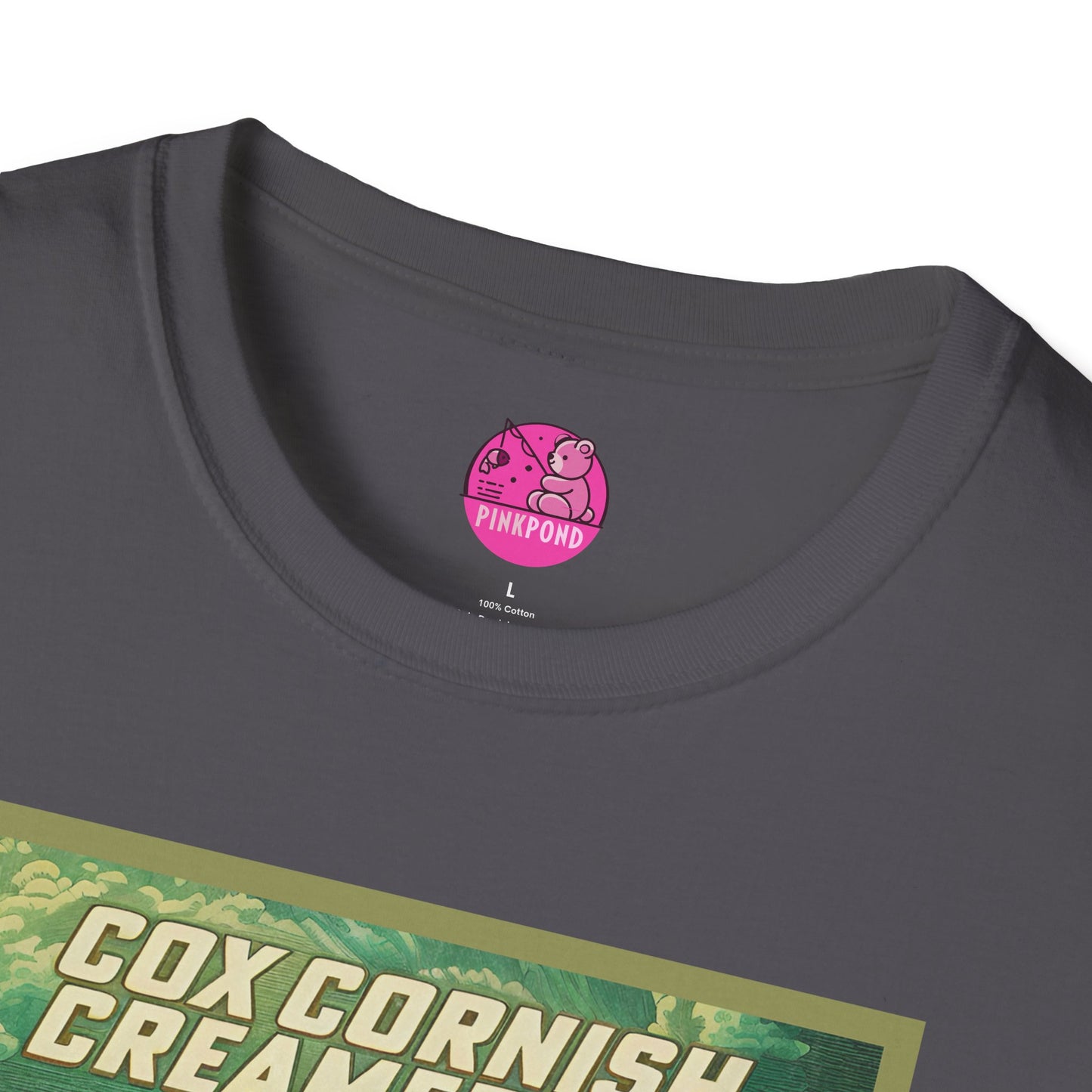 Saucy Vintage Ice Cream T-Shirt - Cox Cornish Creameries Design