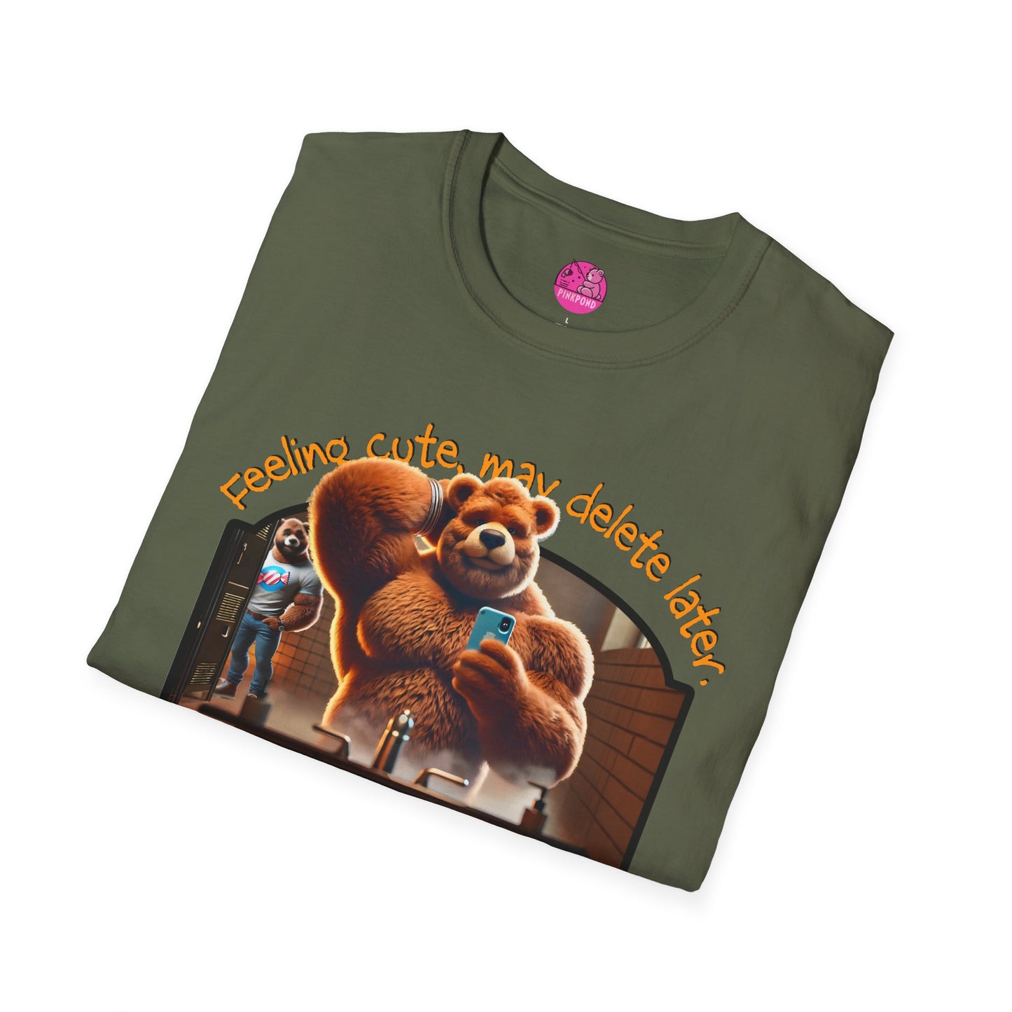 Feeling Cute Bear Selfie T-Shirt