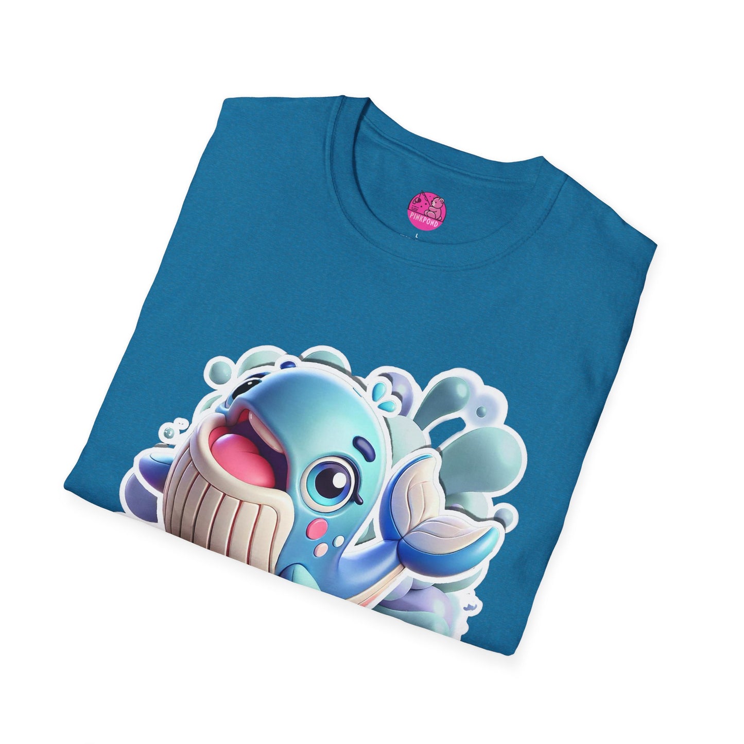 Walter the Whale - Joyful Ocean Explorer T-Shirt