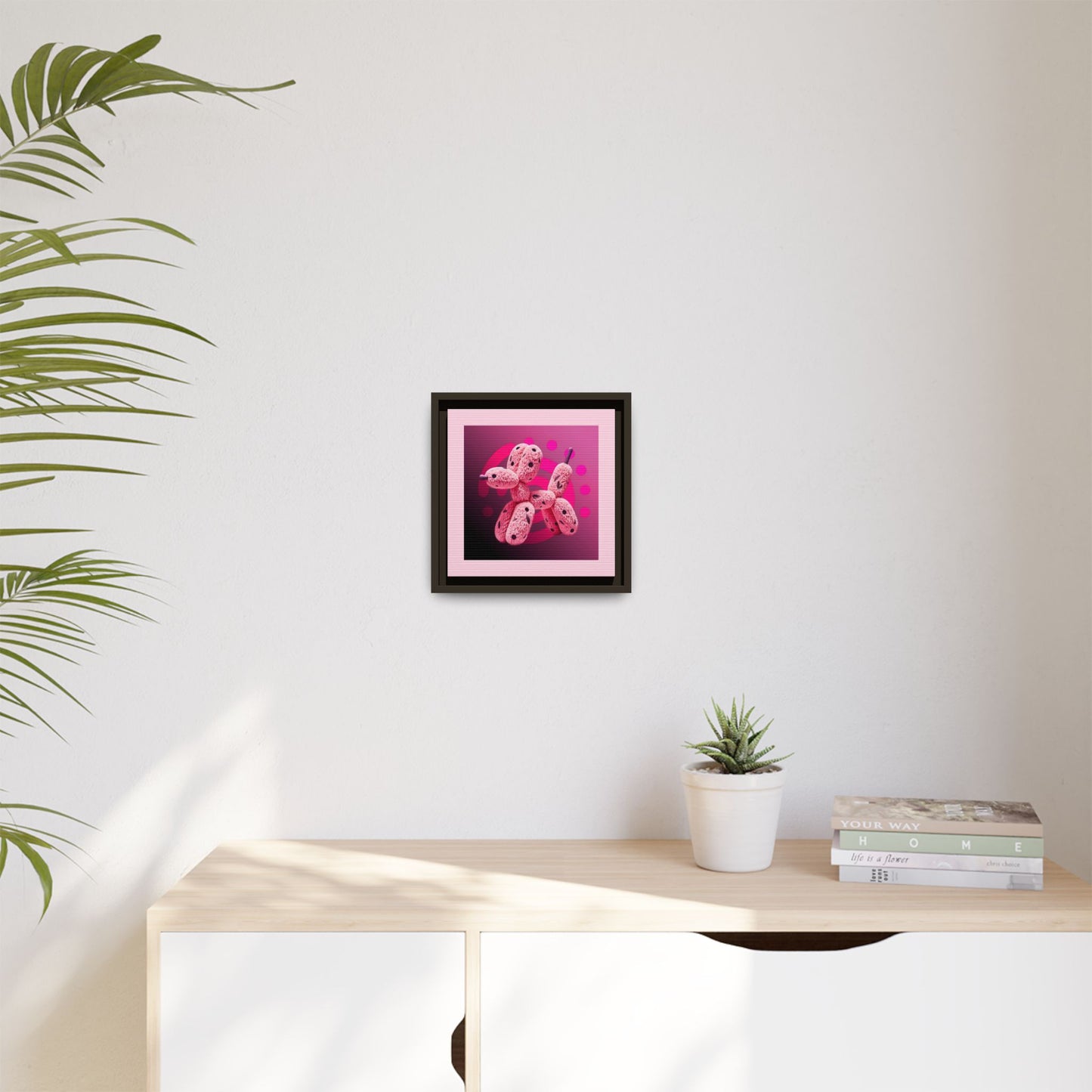 Canvas Art Print - Furry Balloon Dog