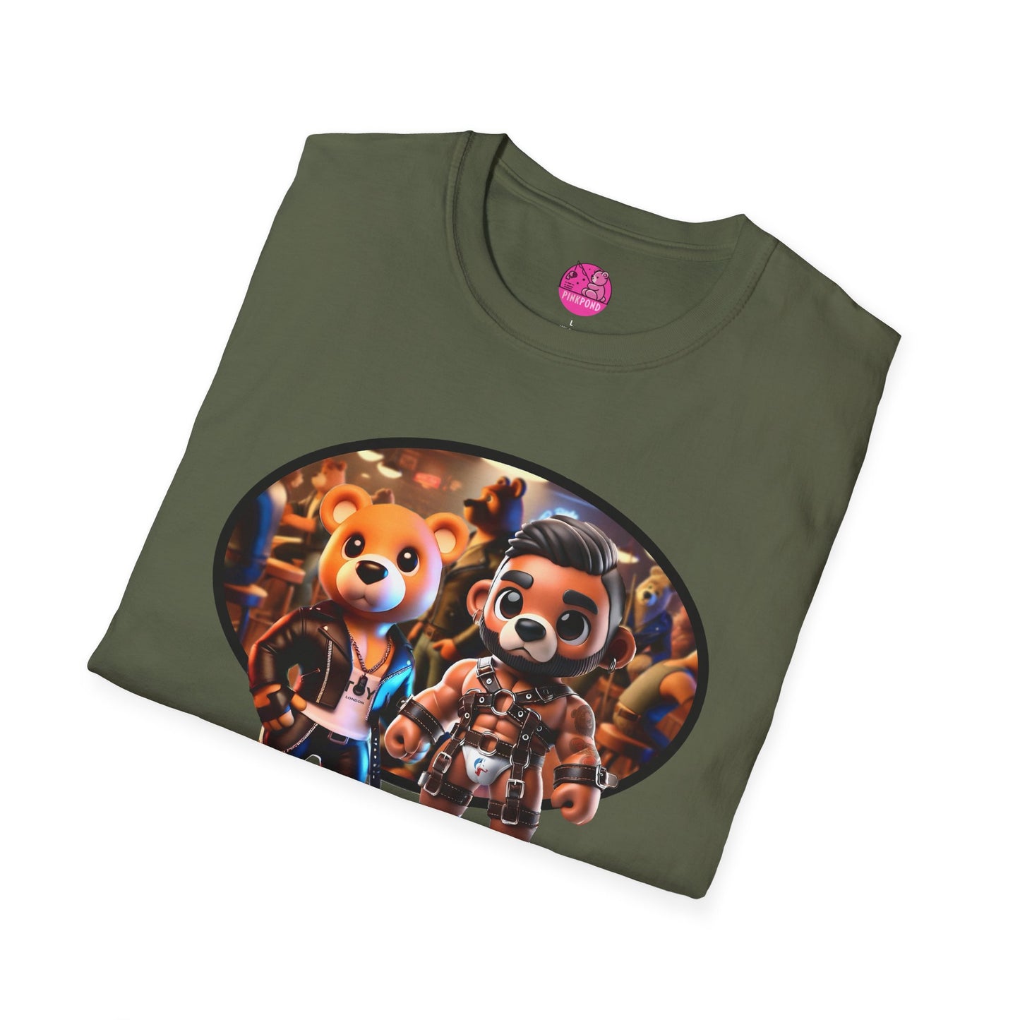 Unisex Graphic Tee - Bear Cubs on the Town LGBTQ+ Pride Shirt