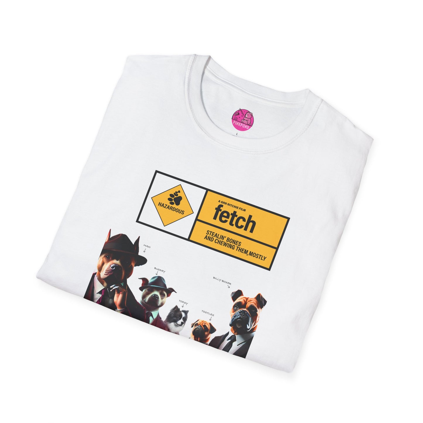 Movie Parody T-Shirt: Fetch A Bone-Heist Classic