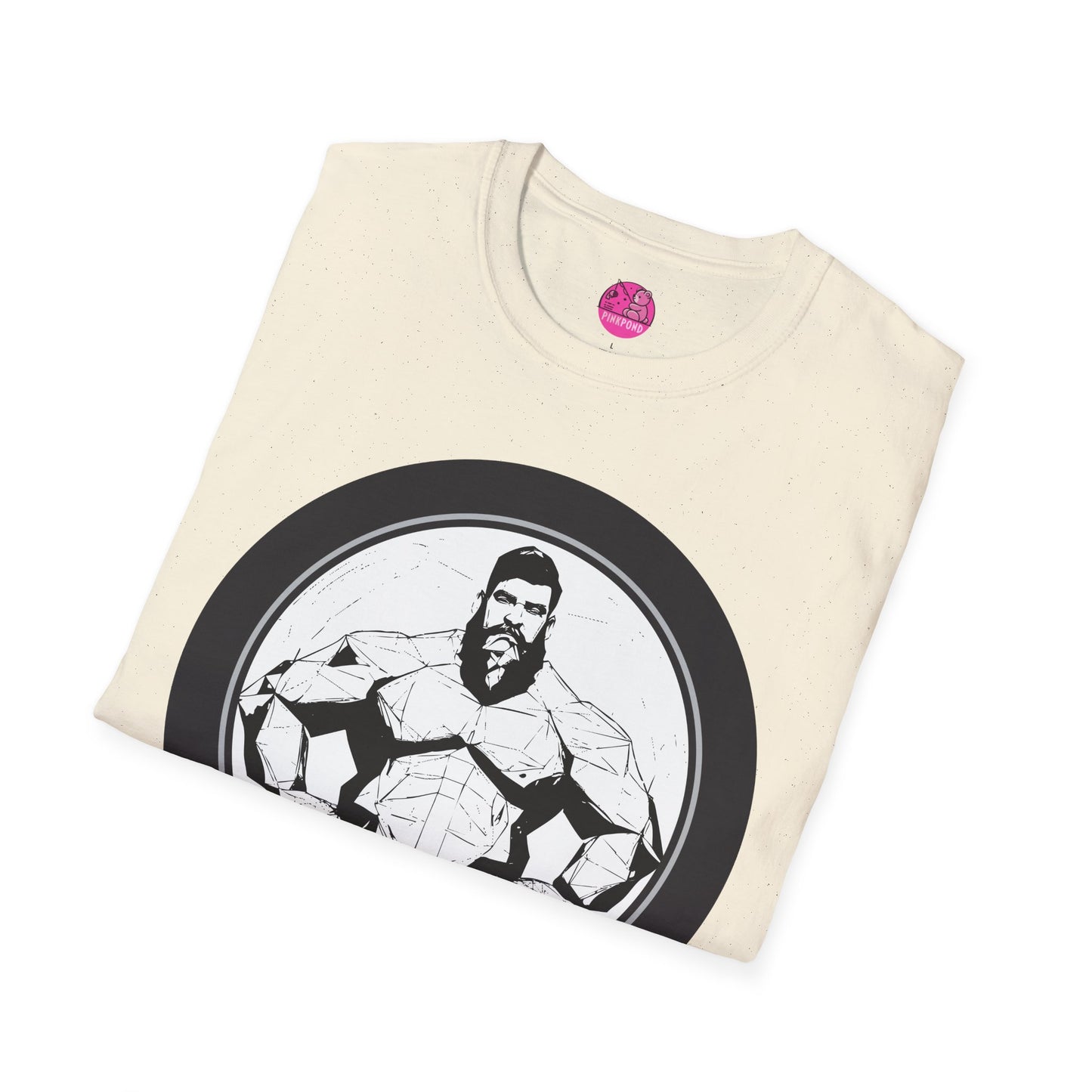Muscle Bear T-Shirt - Bold Geometric Strength Unleash Your Inner Power