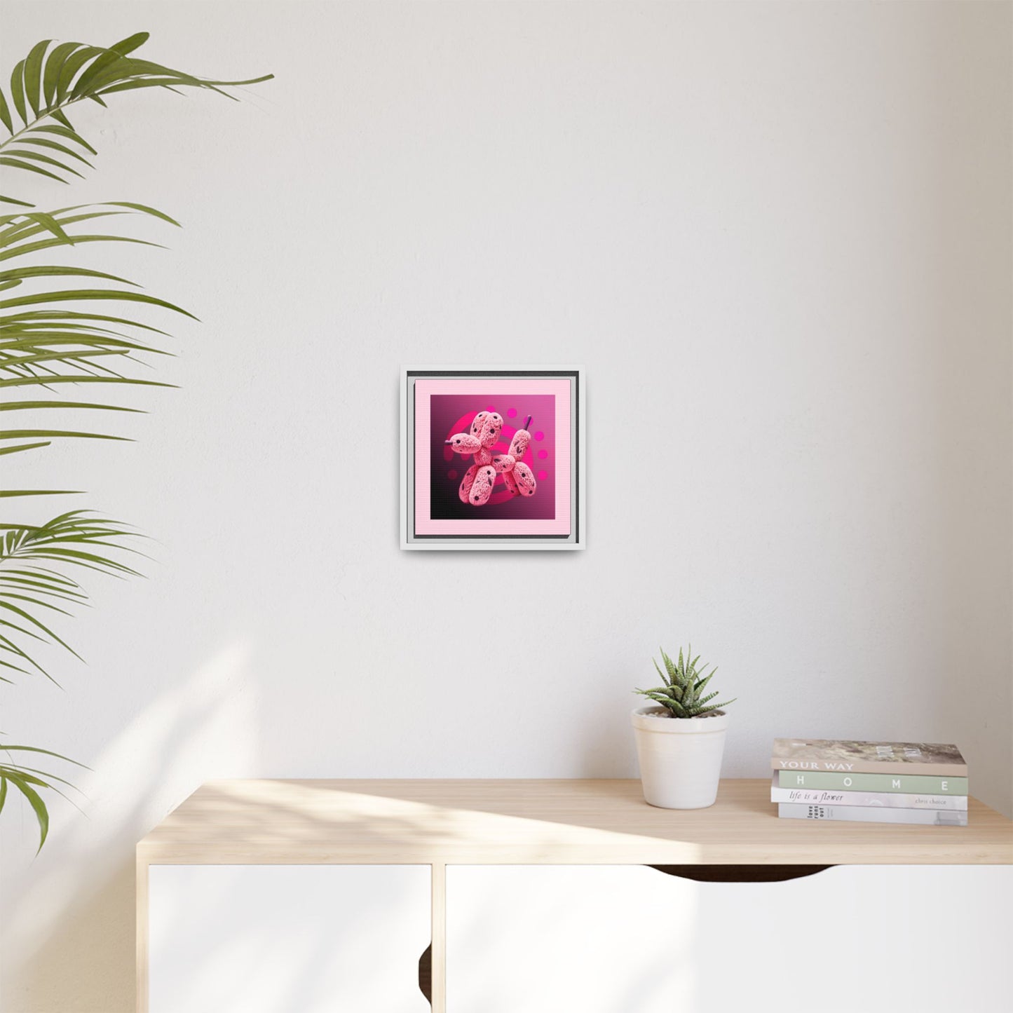 Canvas Art Print - Furry Balloon Dog