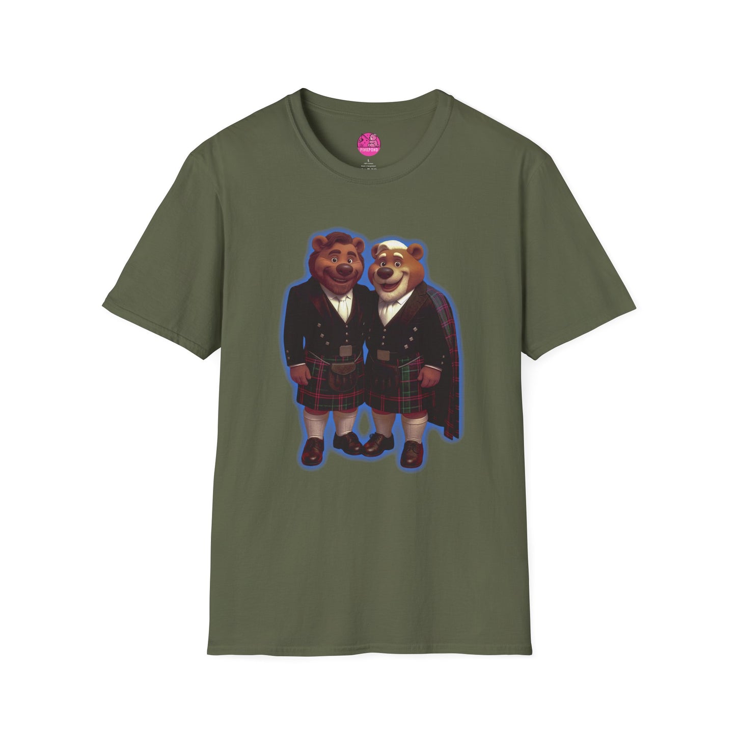 The Happy Bear Couple T-Shirt - Cheeky Edition, Love and Laughter Apparel