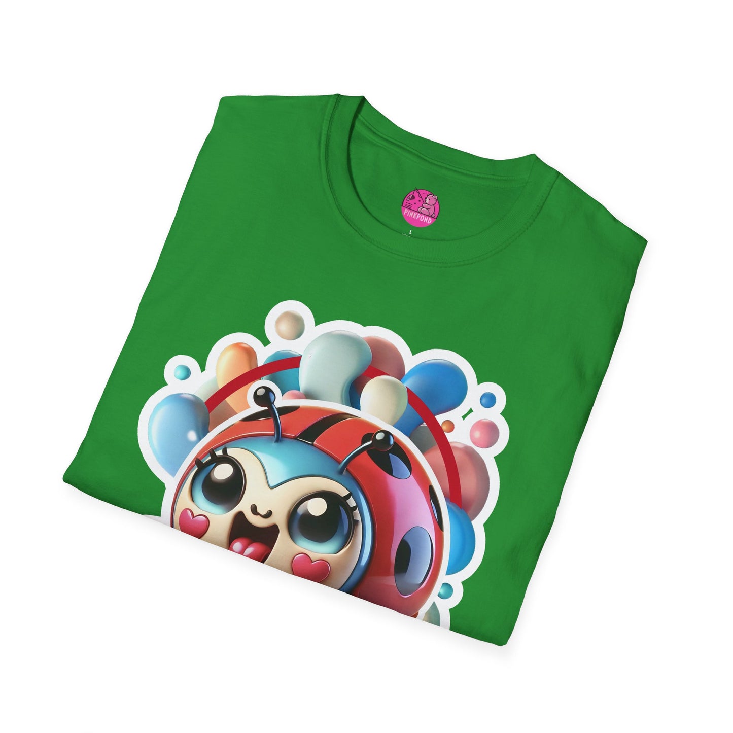 Leticia Ladybird Tee – Sweet, Stylish & Full of Charm!  T-Shirt - Unisex Tee for Fun-Lovers 🐞✨