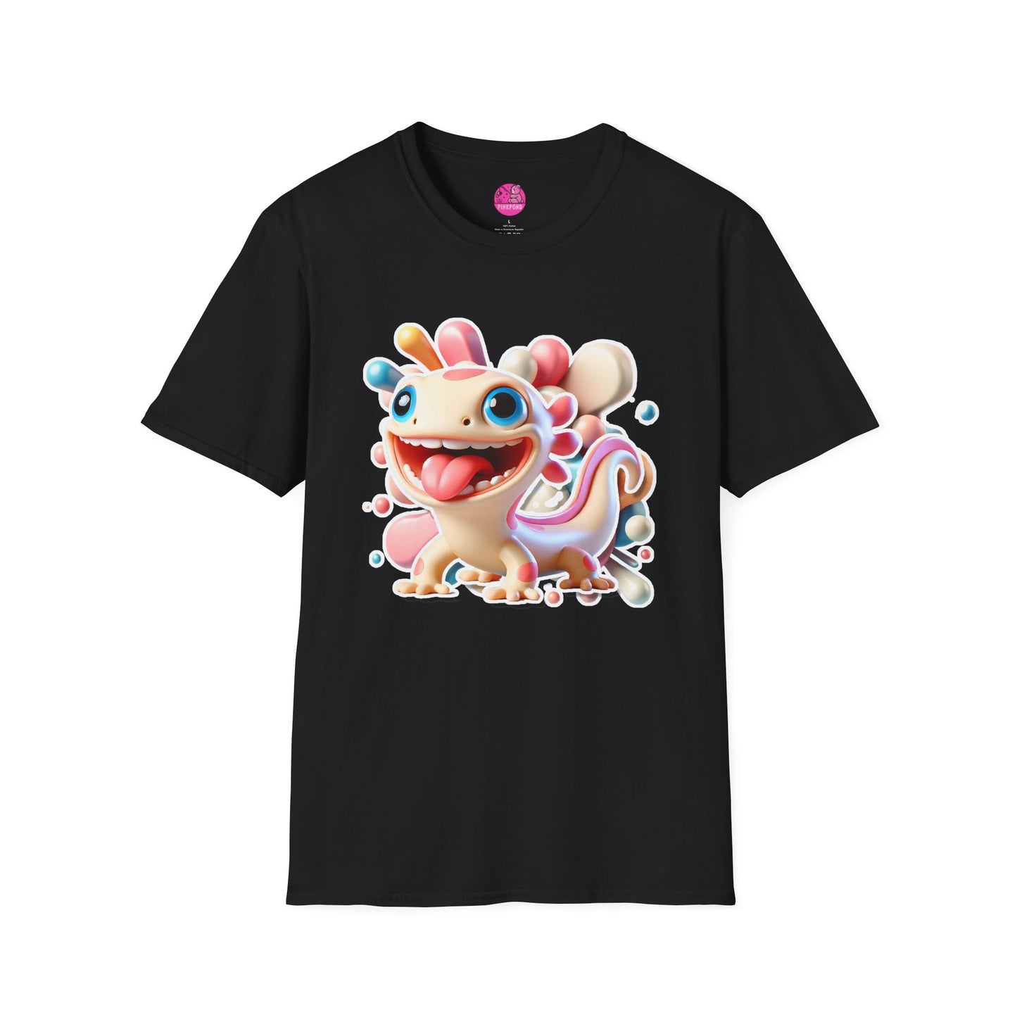 Gordon Gekko T-Shirt – The Lively Lizard with a Big Personality! - Unisex Softstyle Tee