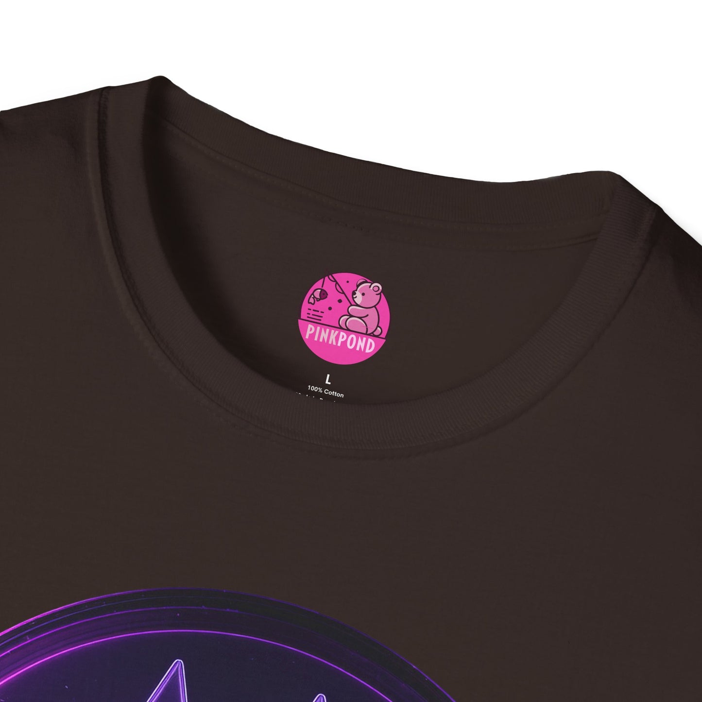 Neon Paw Power T-Shirt - Retro-Futuristic Animal Lover Tee