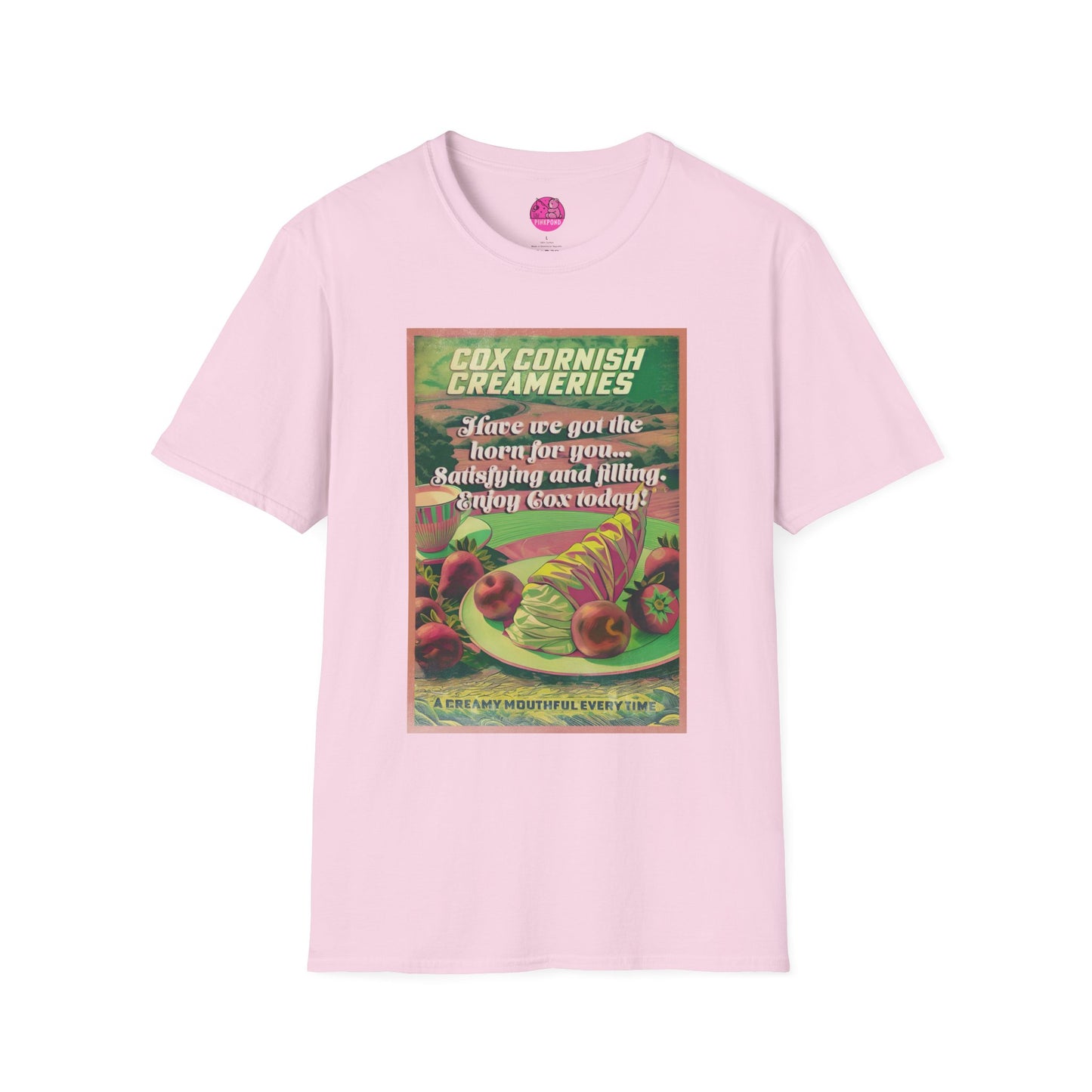 Saucy Vintage Cox Creameries - Satisfy Your Cravings T-Shirt