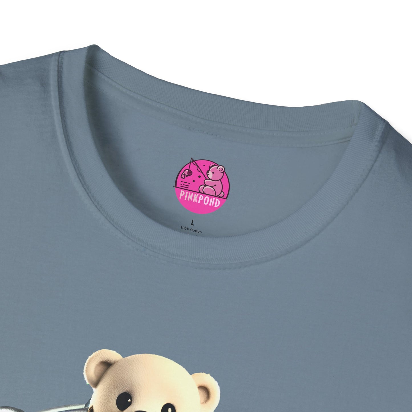 Hot Leather Cub Unisex Softstyle T-Shirt | Fierce and Fun Bear Tee with Leather-Clad Sass