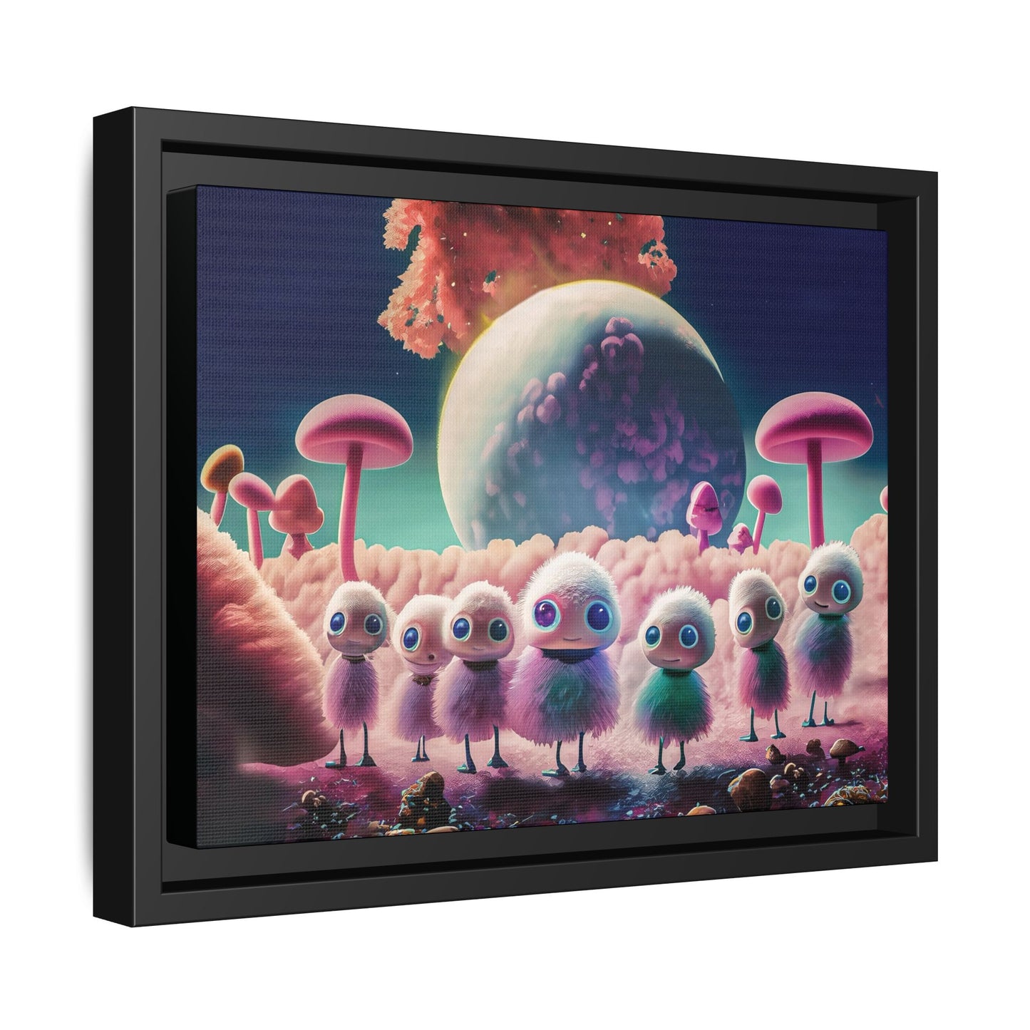 “"Keep smiling," whispered Axlar. "We can eat them later." – Fine Art Canvas Print By Andrew McCarter