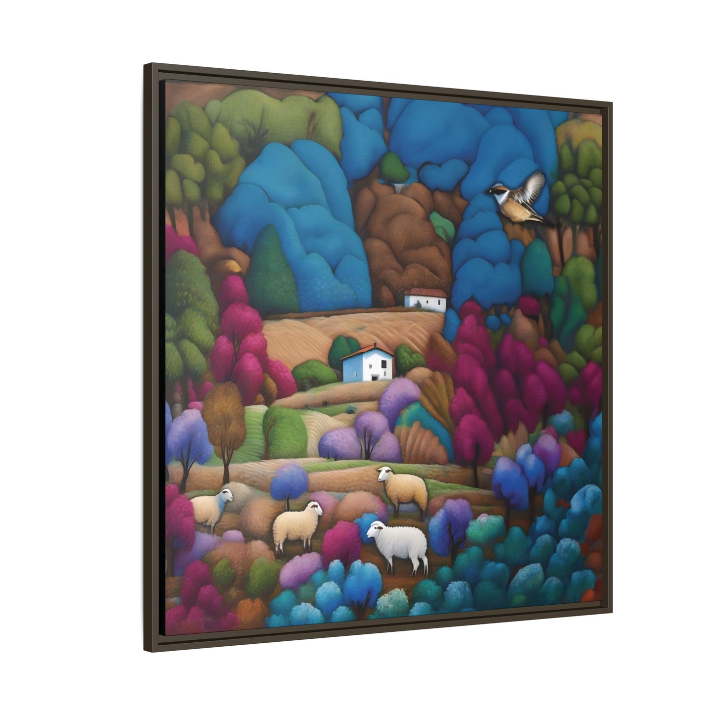 The Painted Valley Canvas Print by Andrew McCarter