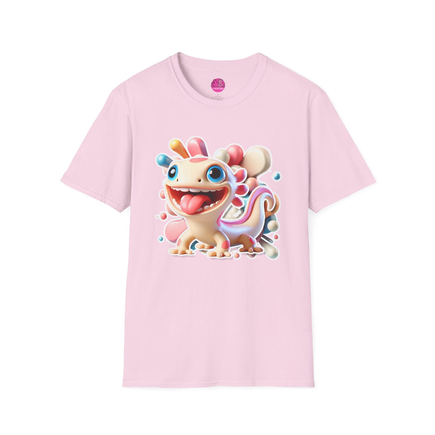 Gordon Gekko T-Shirt – The Lively Lizard with a Big Personality! - Unisex Softstyle Tee