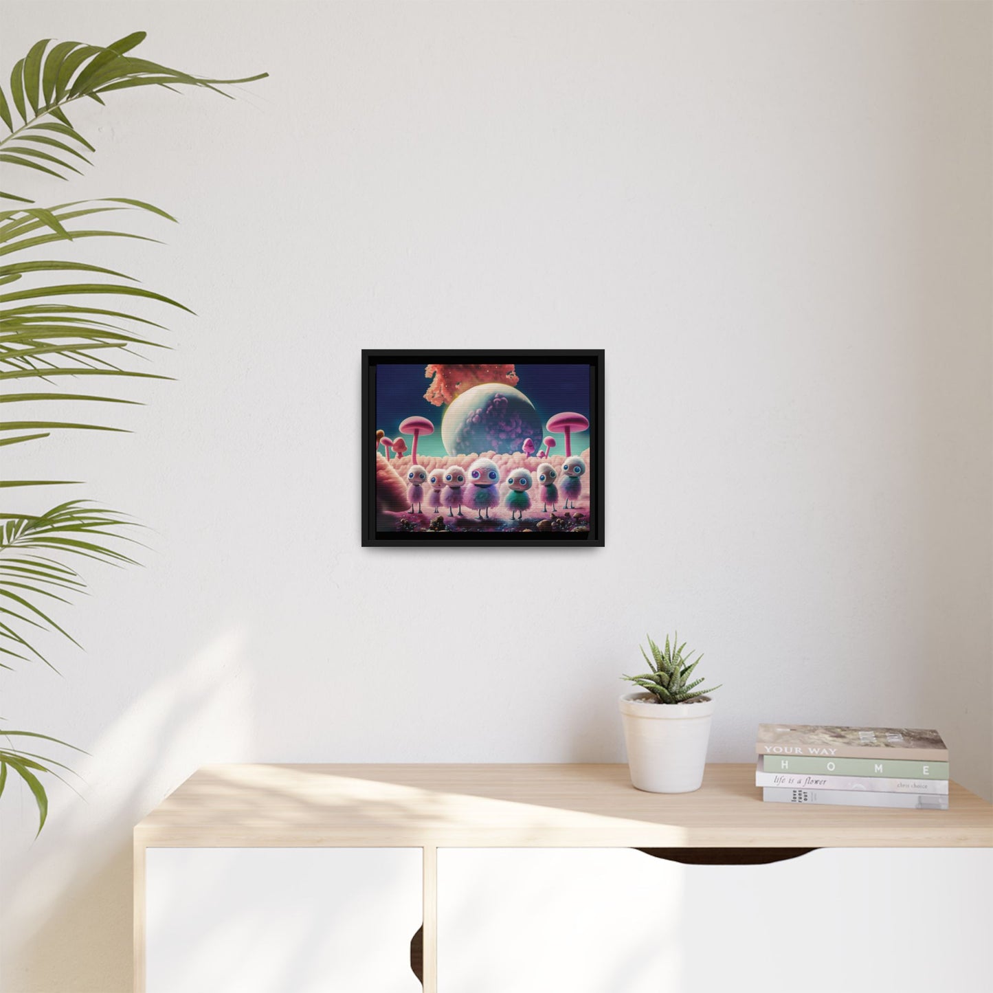 “"Keep smiling," whispered Axlar. "We can eat them later." – Fine Art Canvas Print By Andrew McCarter
