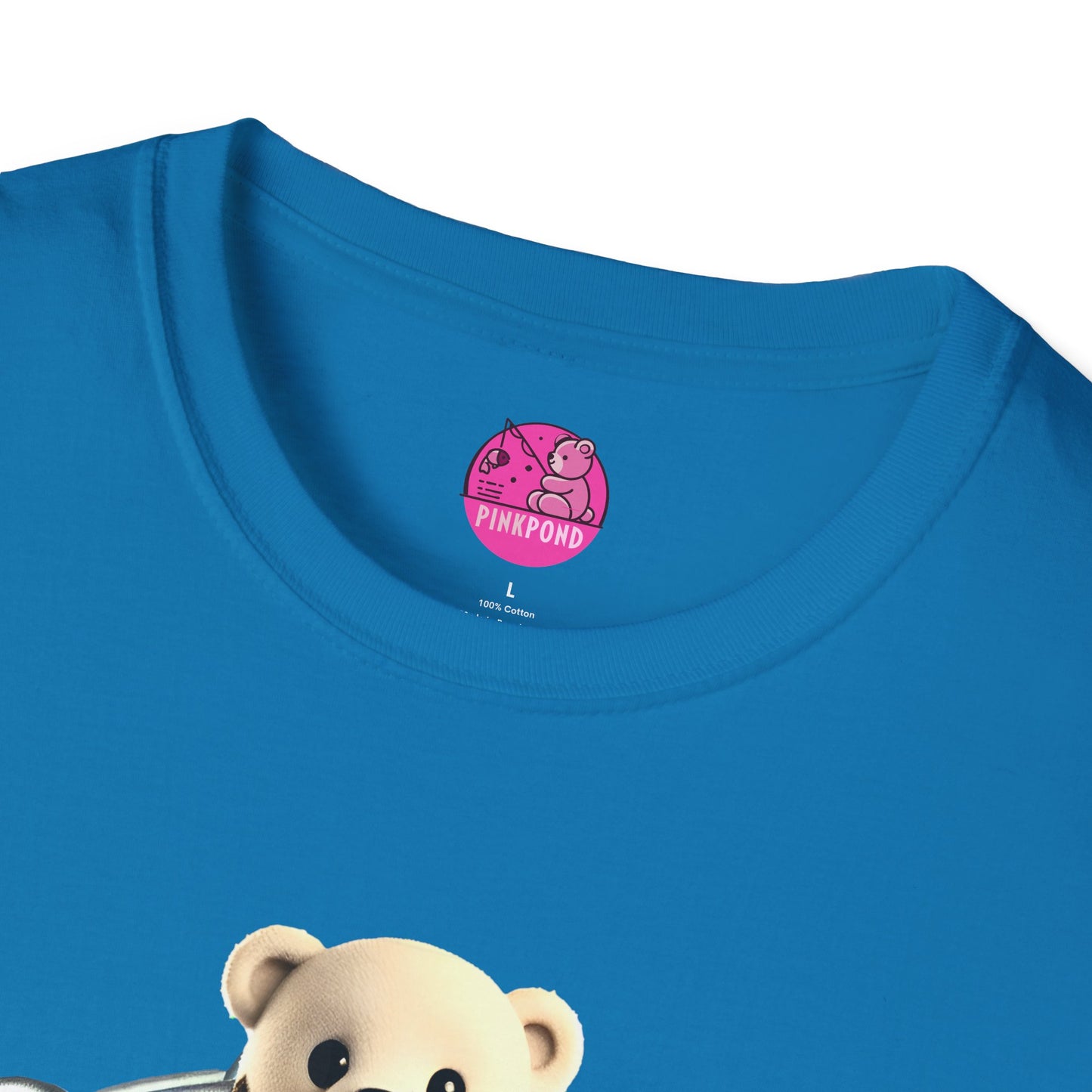 Hot Leather Cub Unisex Softstyle T-Shirt | Fierce and Fun Bear Tee with Leather-Clad Sass