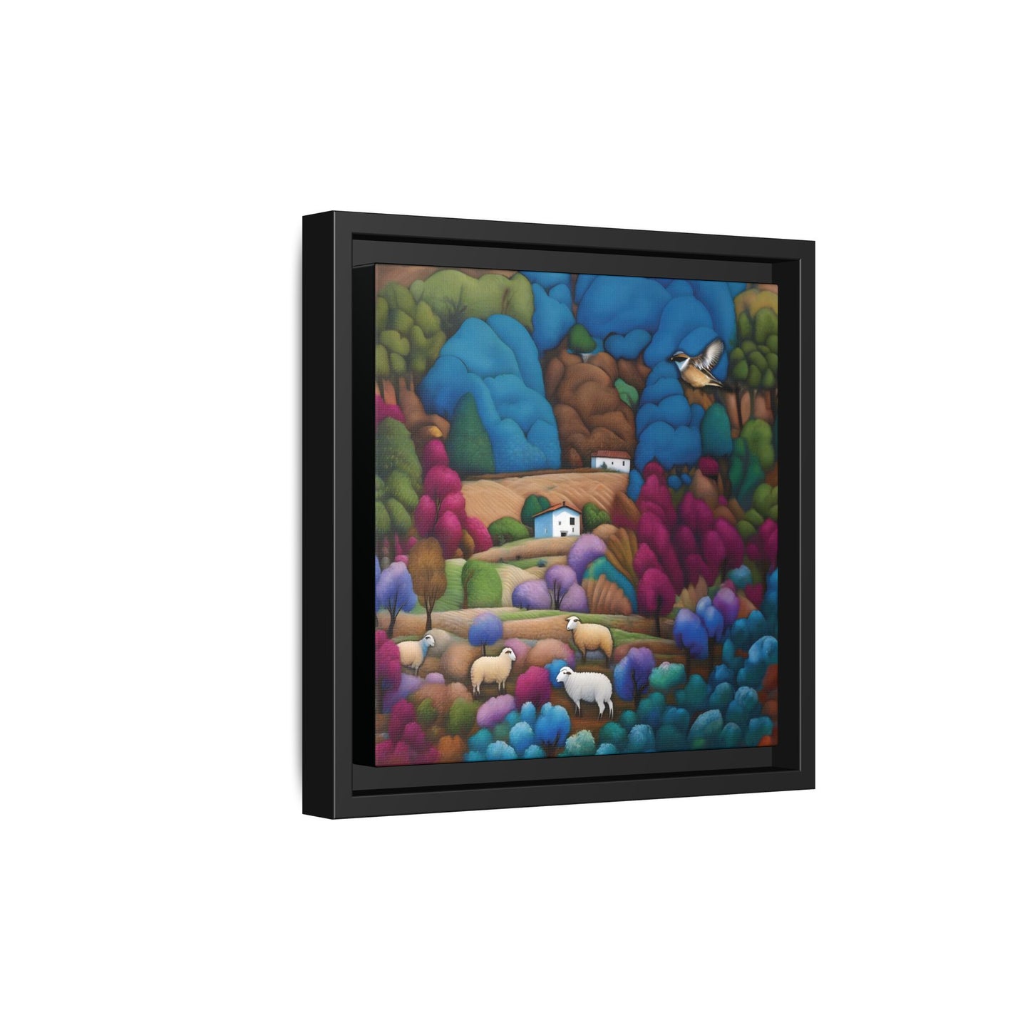 The Painted Valley Canvas Print by Andrew McCarter