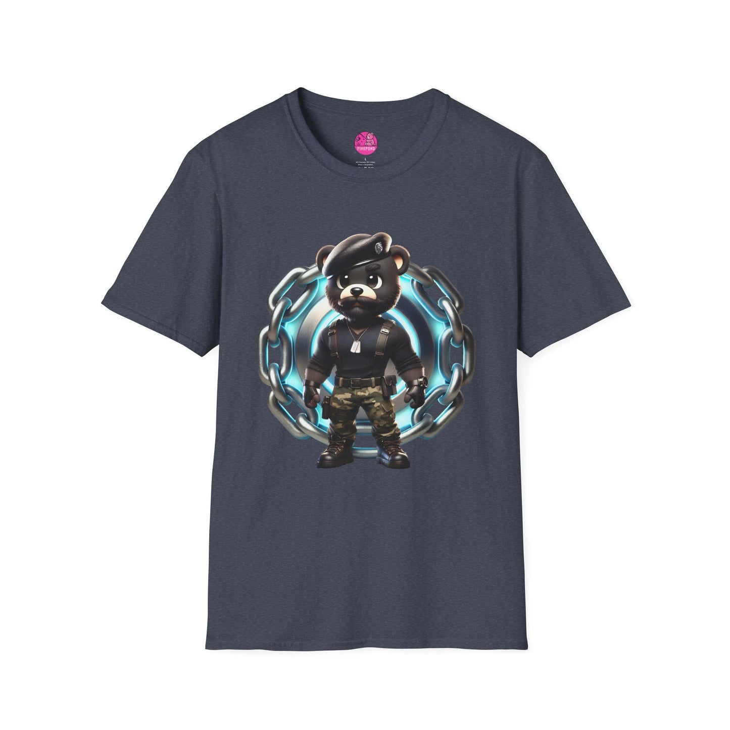 Colin the Combat Bear T-Shirt – Bold, Tactical, and Unstoppable