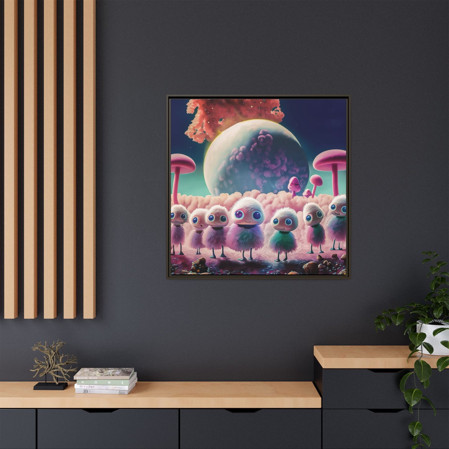 “"Keep smiling," whispered Axlar. "We can eat them later." – Fine Art Canvas Print By Andrew McCarter
