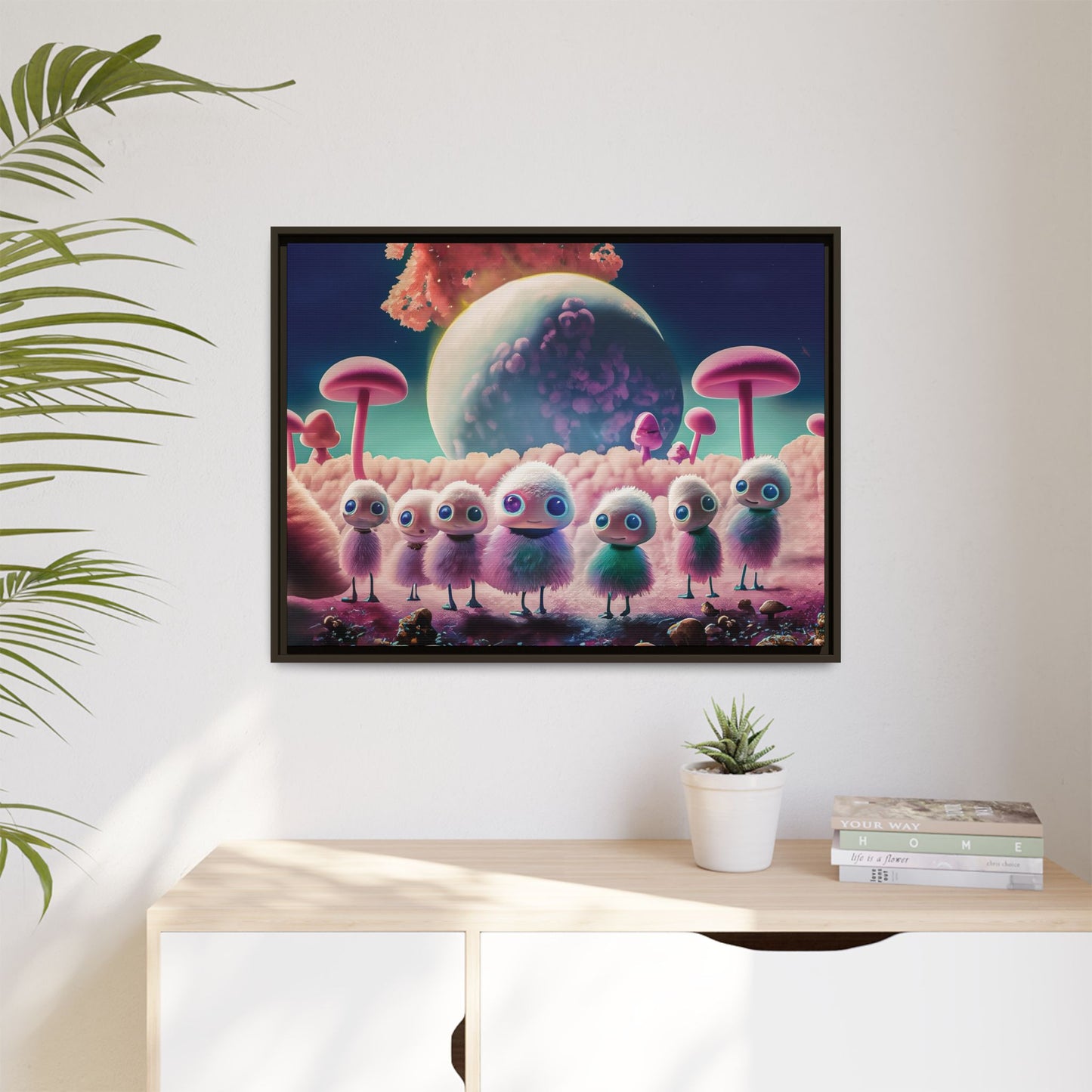 “"Keep smiling," whispered Axlar. "We can eat them later." – Fine Art Canvas Print By Andrew McCarter