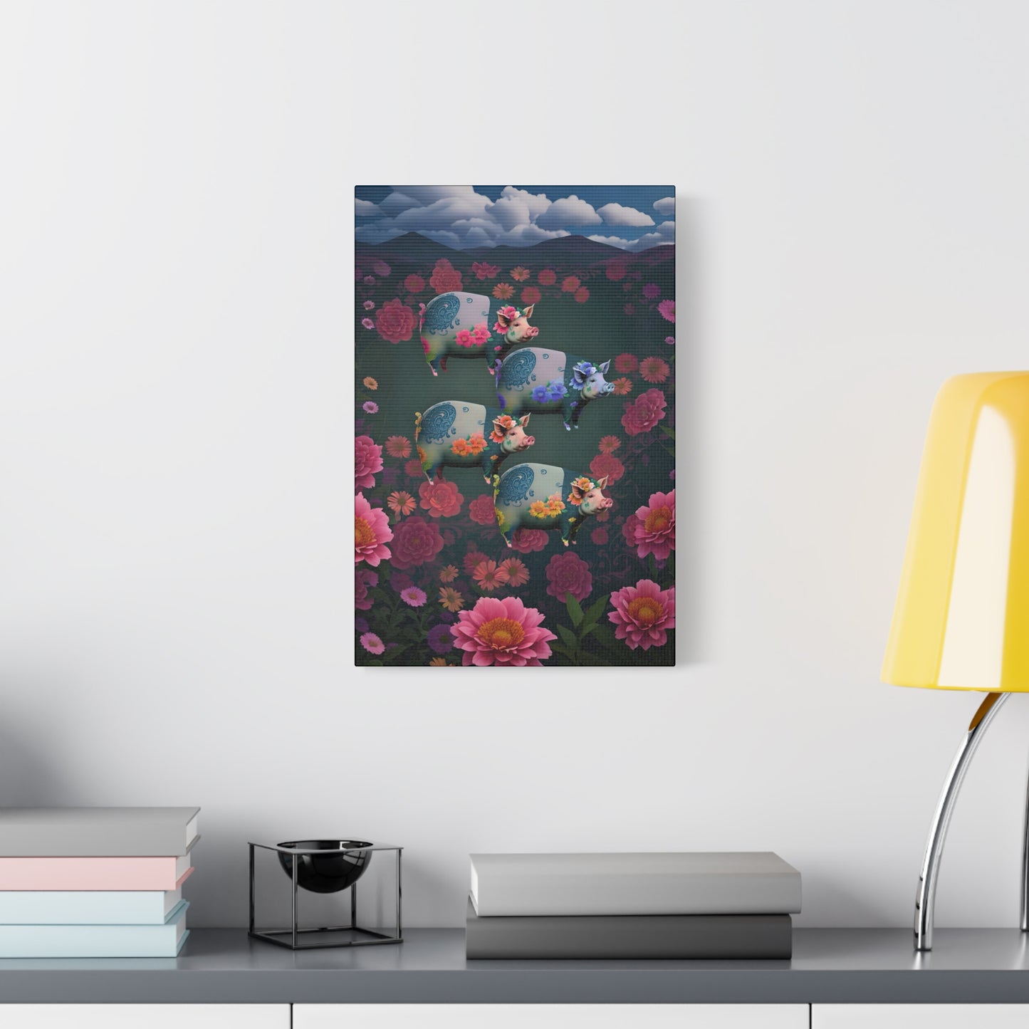 ‘Floral Flight’ Canvas Print by Andrew McCarter