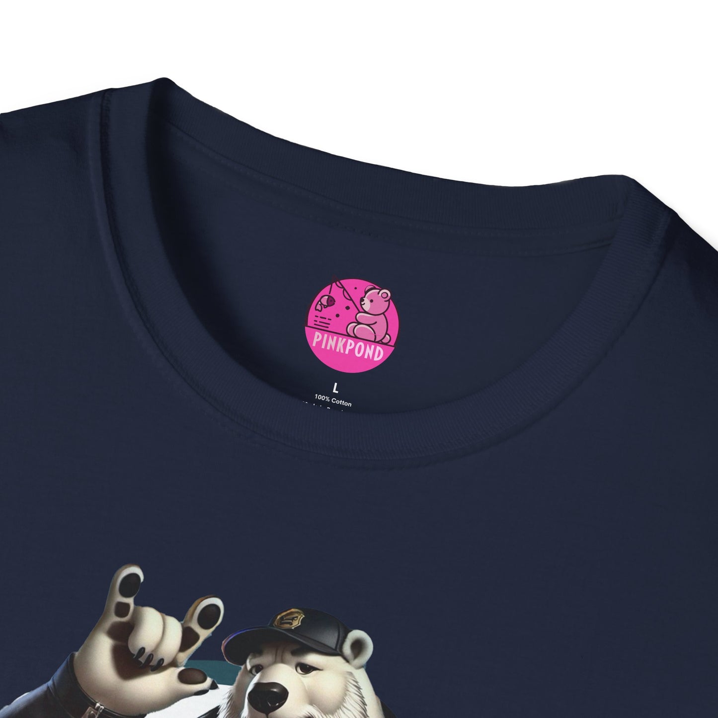 Artic Rebel Polar Bear Love Graphic Tee - ASL Love Sign