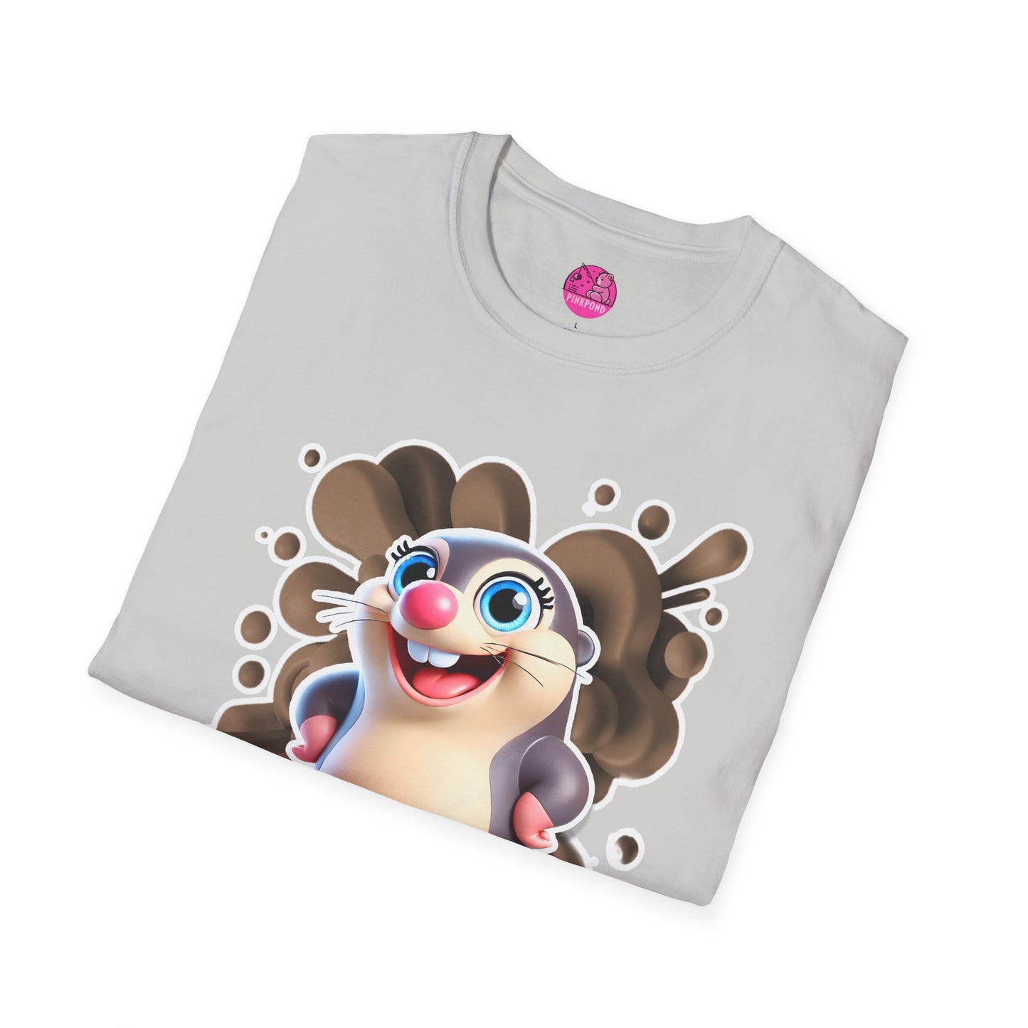 Millicent the Mole T-Shirt – Digging Up Fun in Style - Bold and Colorful Unisex Tee for Fun-Loving Fashion Fans