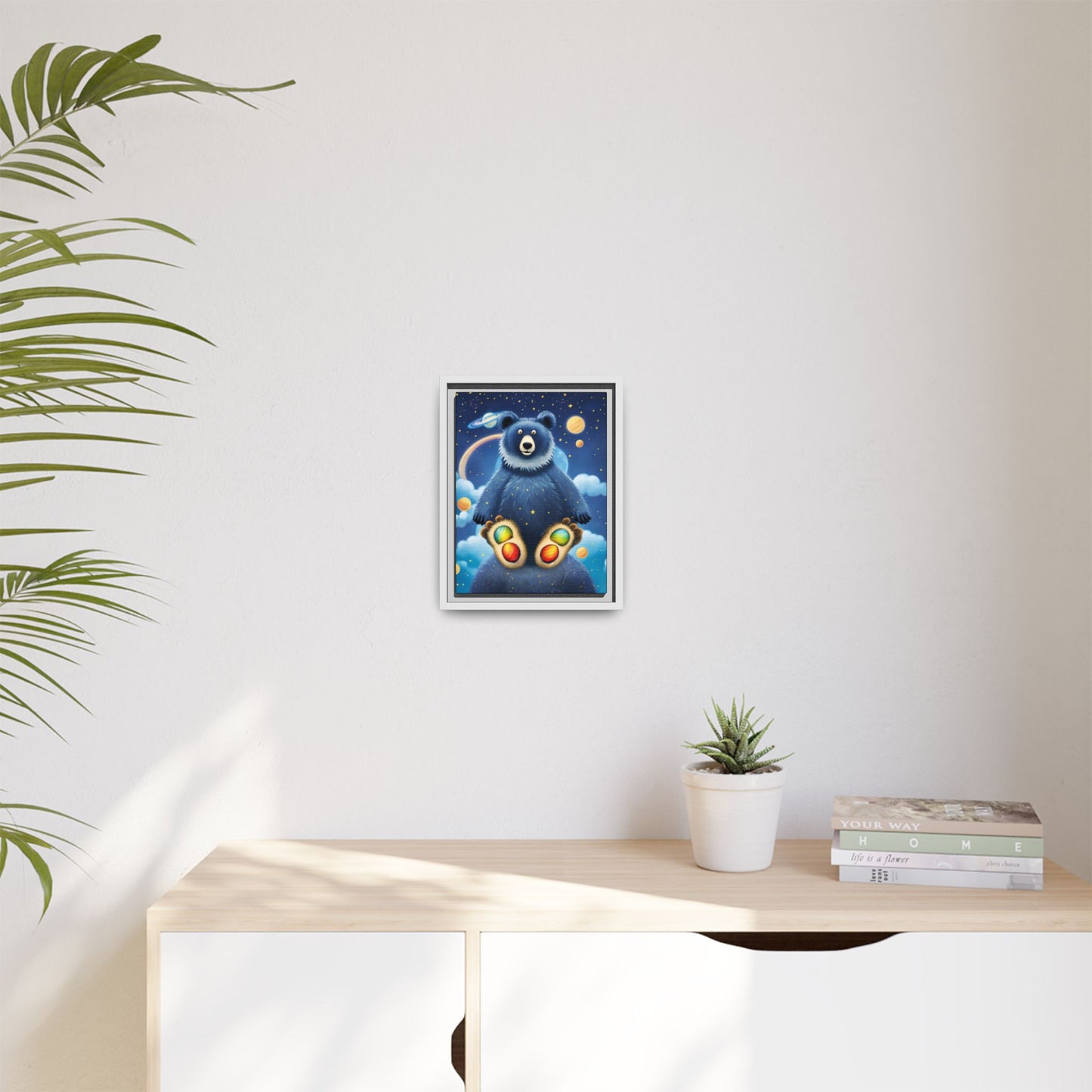 'Cosmic Pawprints' by Andrew McCarter - Canvas Art
