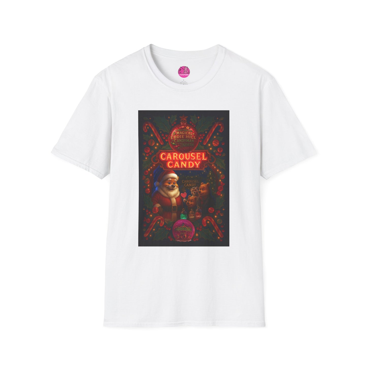 Carousel Candy Christmas T-Shirt — Eddie Hill, The Candyman of the North