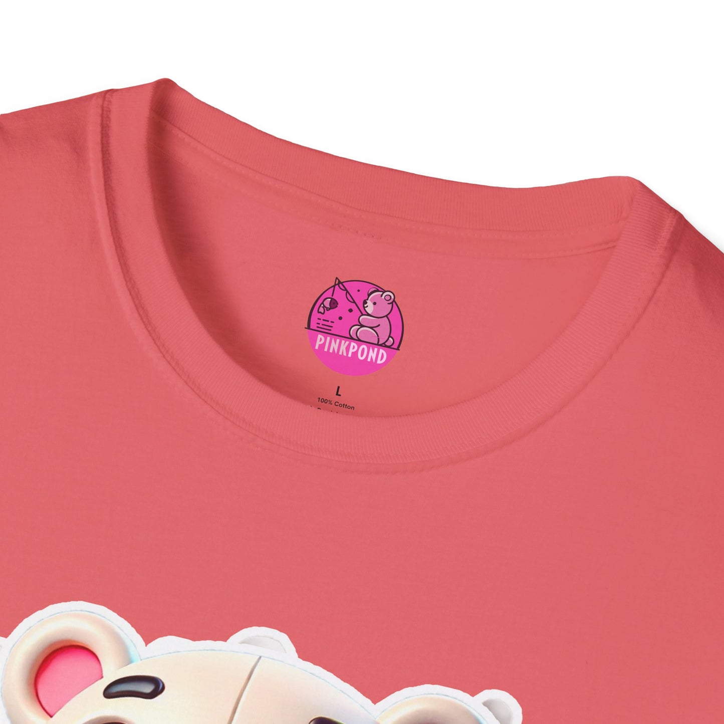 Pepe the Polar Bear T-Shirt - The Coolest Bear Around | Unisex Softstyle Tee