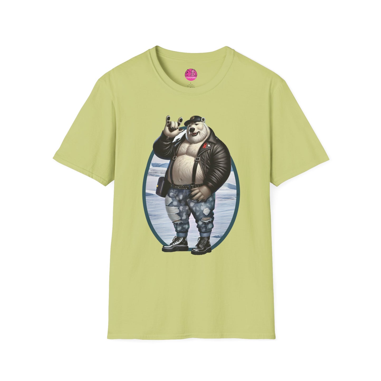 Artic Rebel Polar Bear Love Graphic Tee - ASL Love Sign