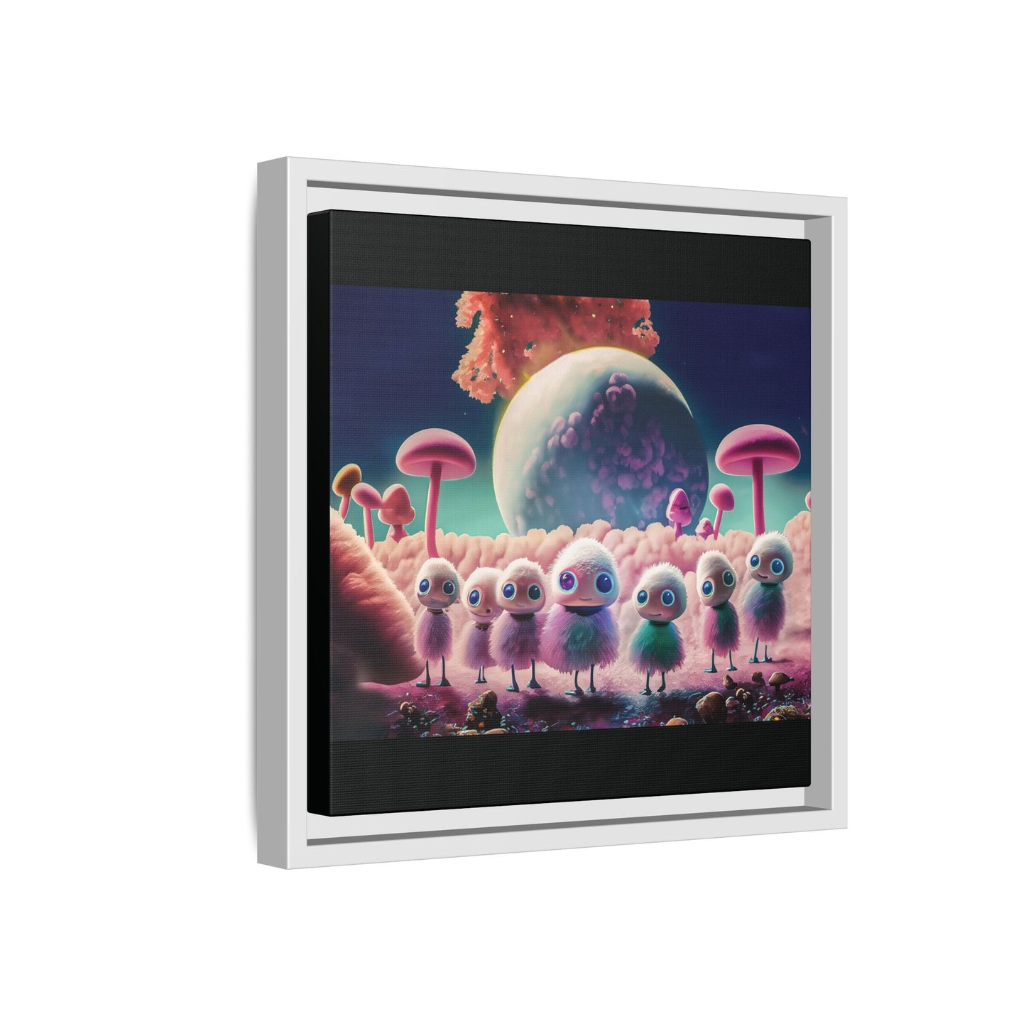 “"Keep smiling," whispered Axlar. "We can eat them later." – Fine Art Canvas Print By Andrew McCarter
