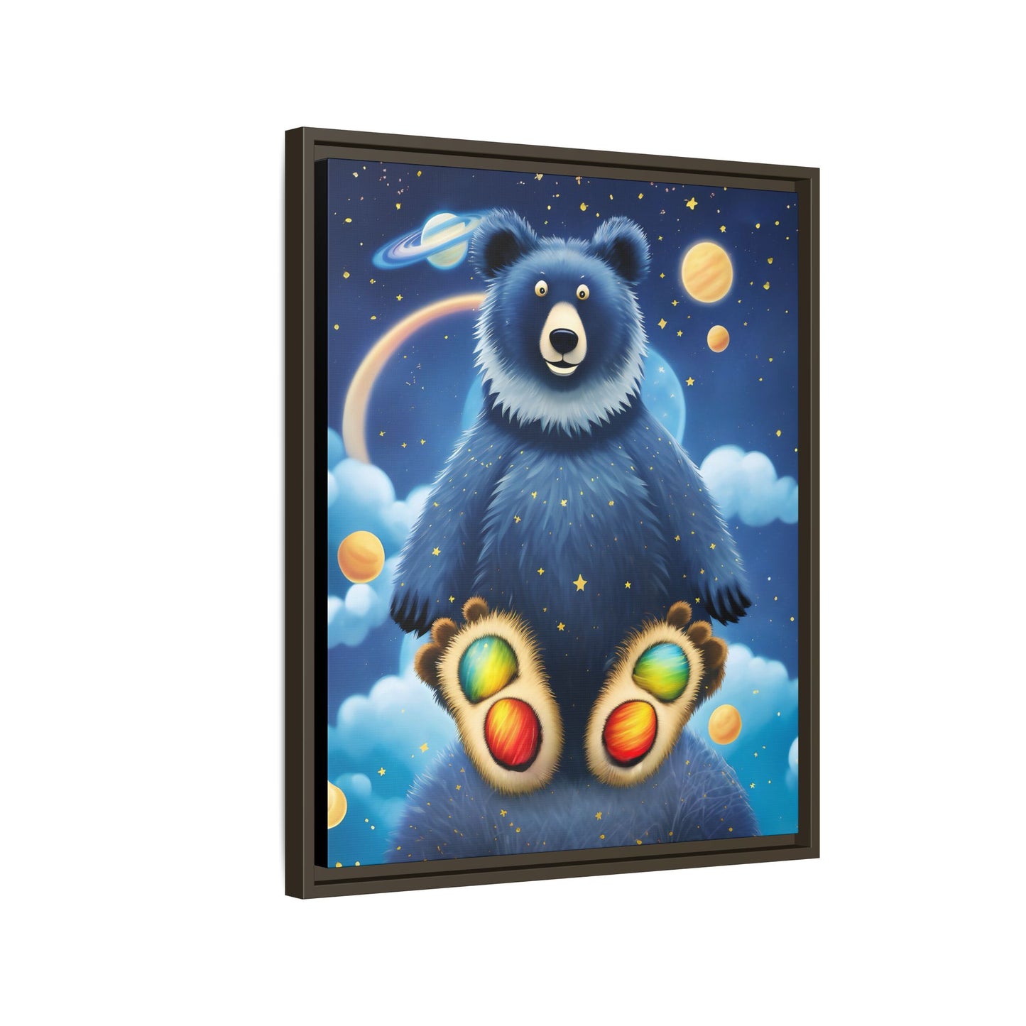 'Cosmic Pawprints' by Andrew McCarter - Canvas Art